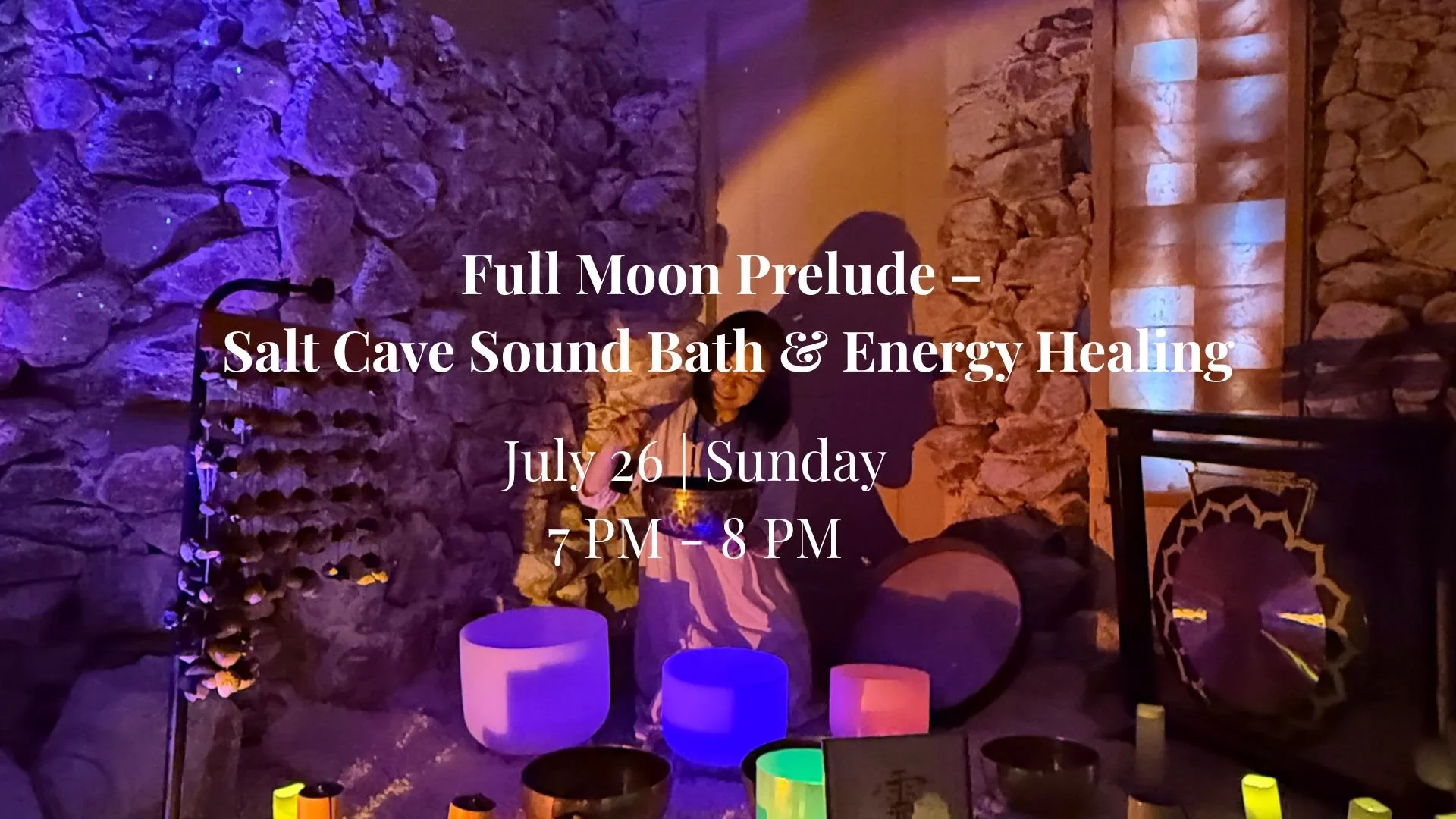 Full Moon Prelude: Salt Cave Sound Bath & Energy Healing
