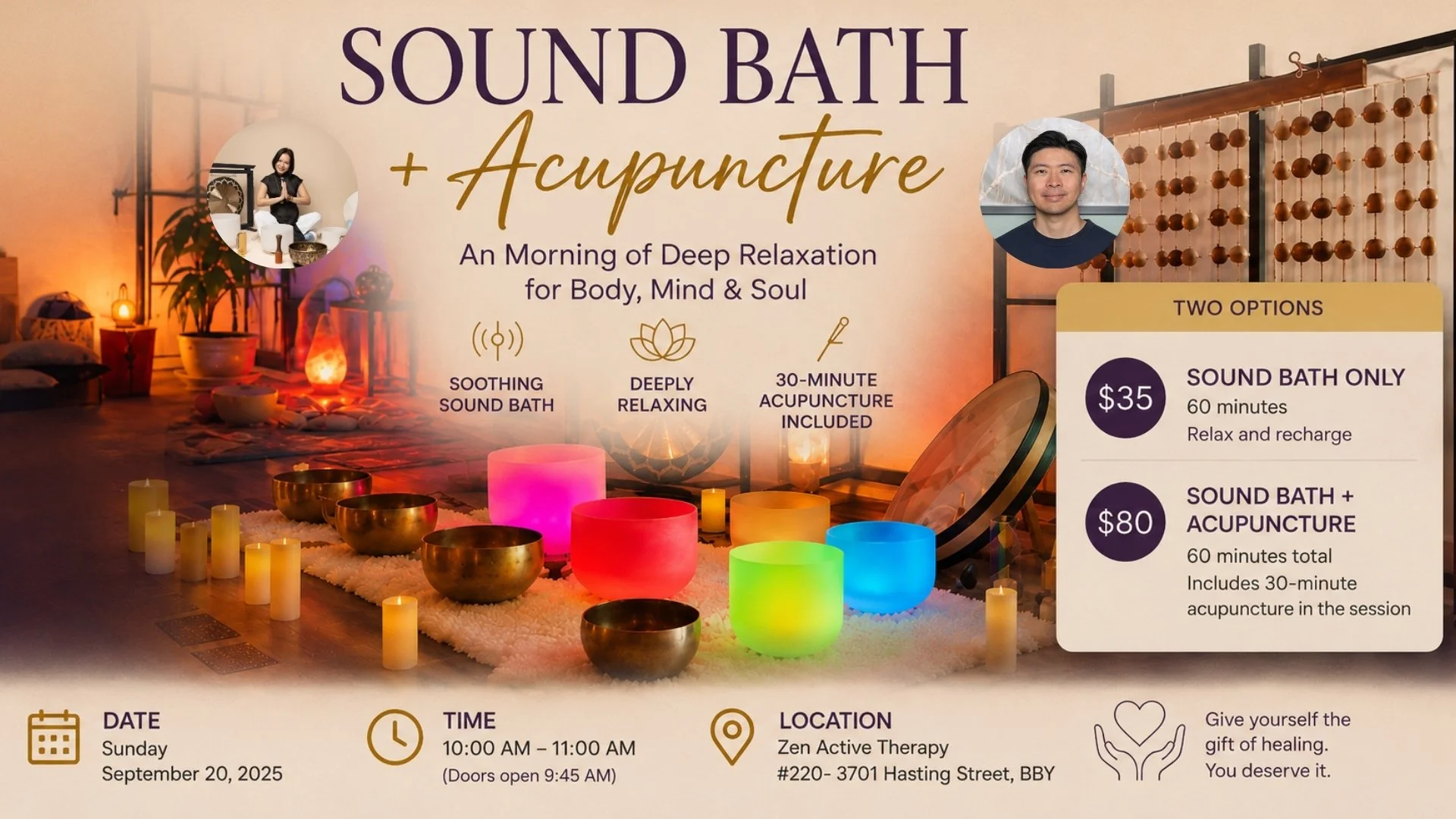 Stillpoint: Sound Bath + Acupuncture