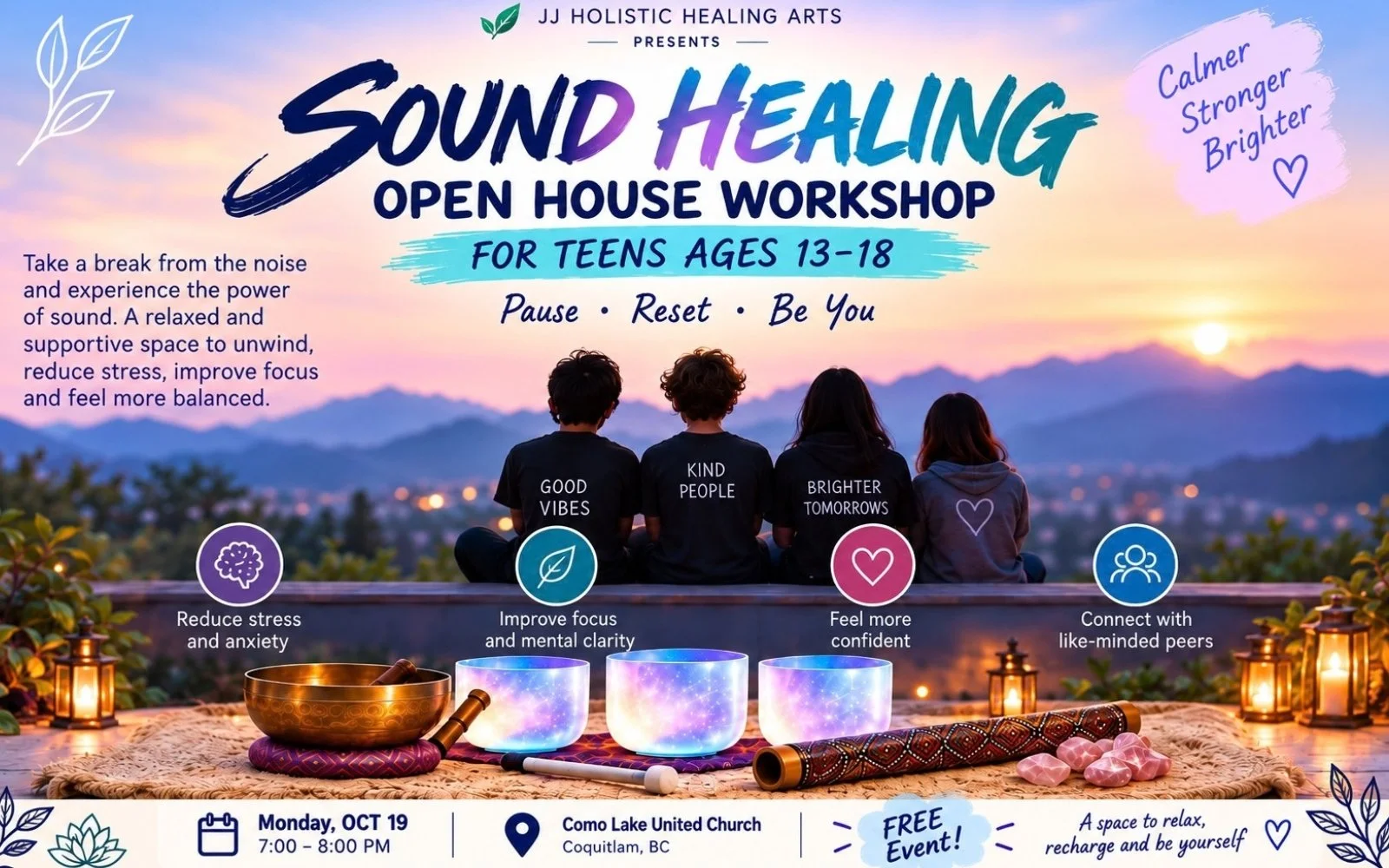 Teen Sound Bath & Mindfulness Open House | Ages 13+