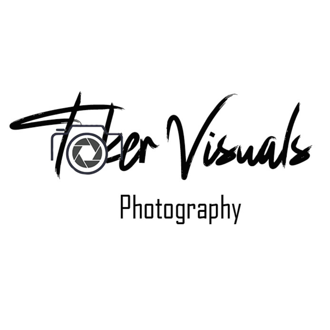 Logo with the text 'Toker Visuals Photography' and a camera shutter icon