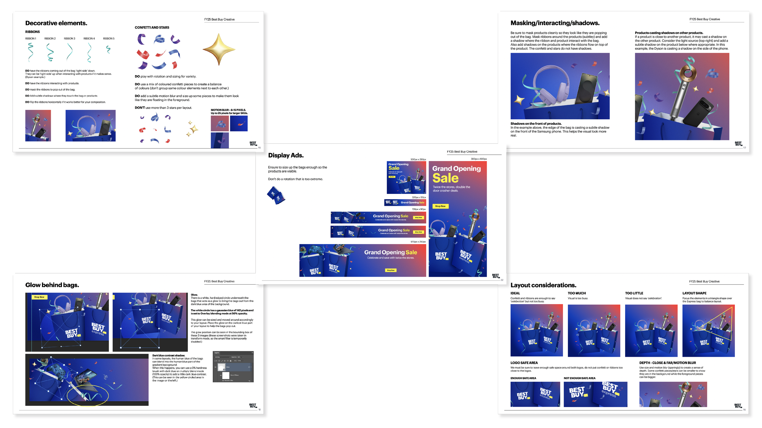 Best Buy Express Grand Opening Sale - National Campaign. I designed the campaign, created all assets and channel examples, created a guide and taught it to production teams, oversaw and supervised the rollout. Deliverables included website assets, di