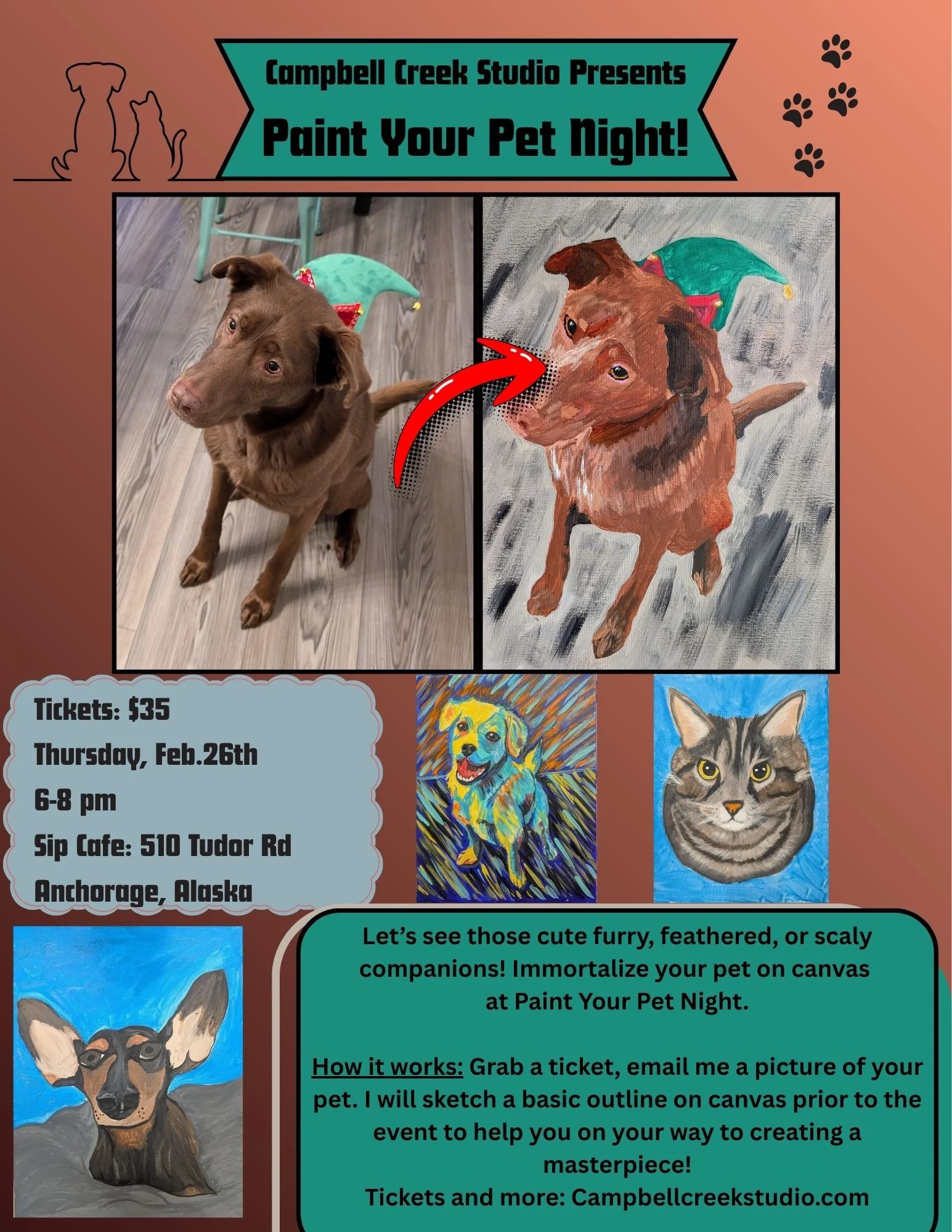 Paint Your Pet Night 2-26-26