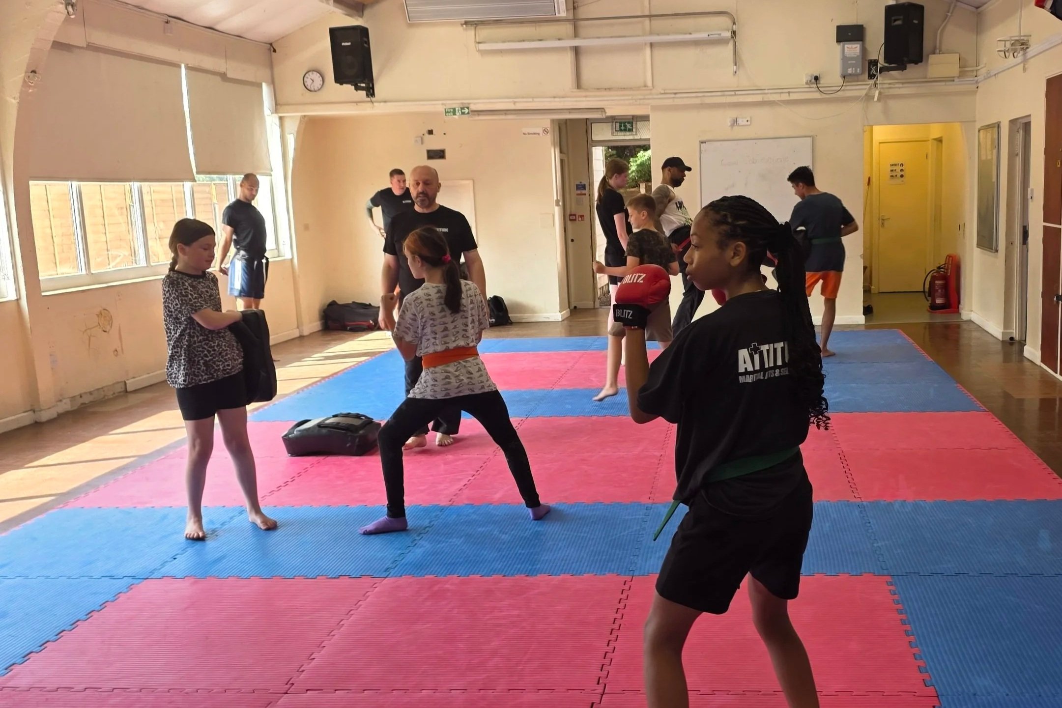 Kids Training Hard