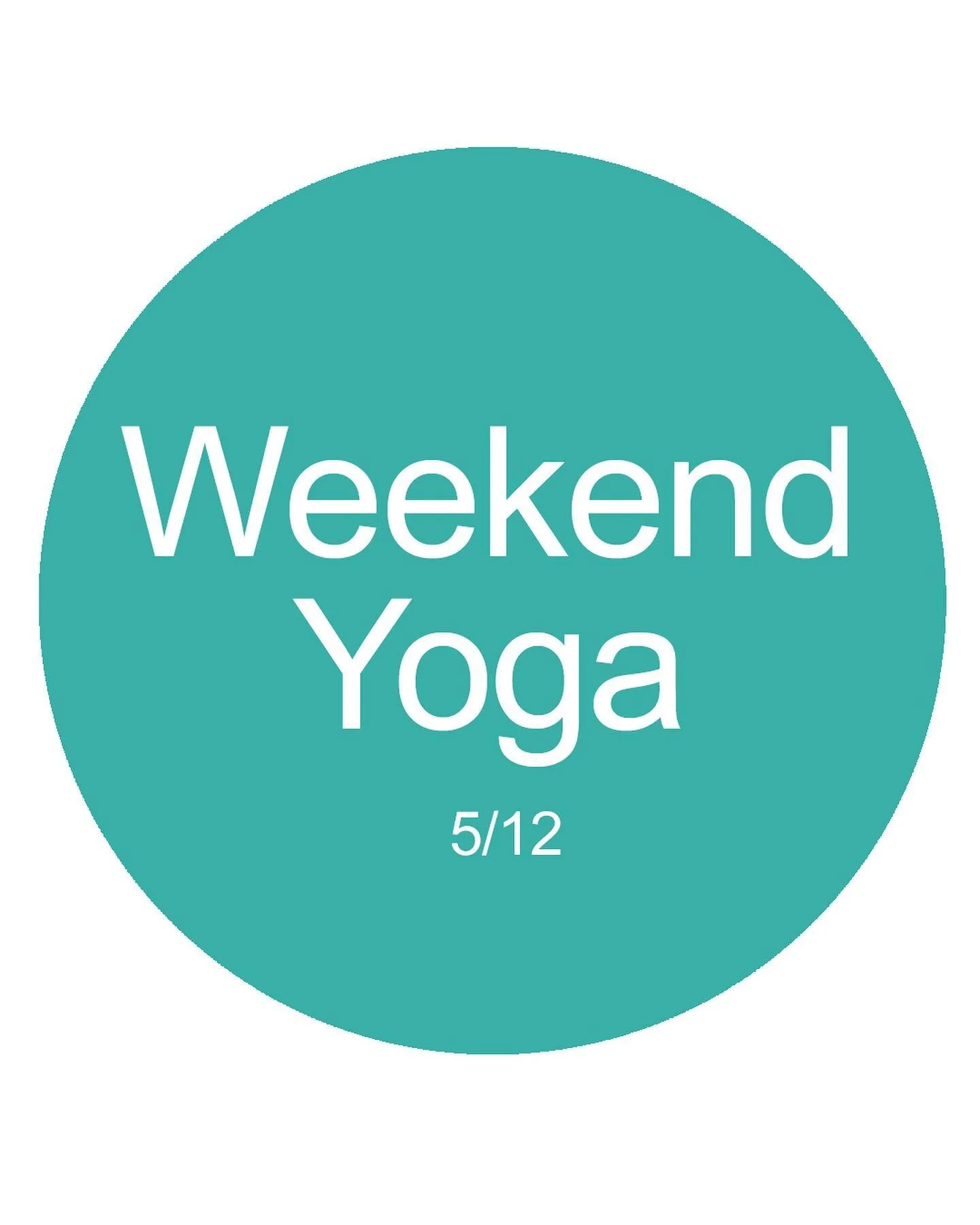 Weekend yoga 🧘