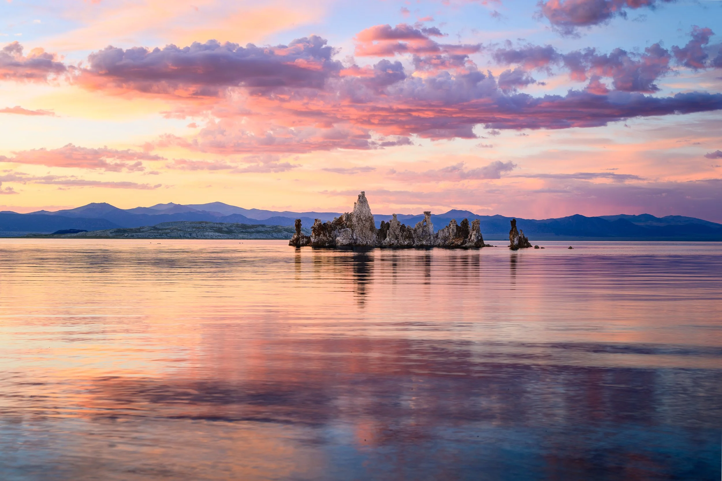 Ship Rock Sunset
A colorful sunset featuring "Ship Rock" at Mono Lake, California