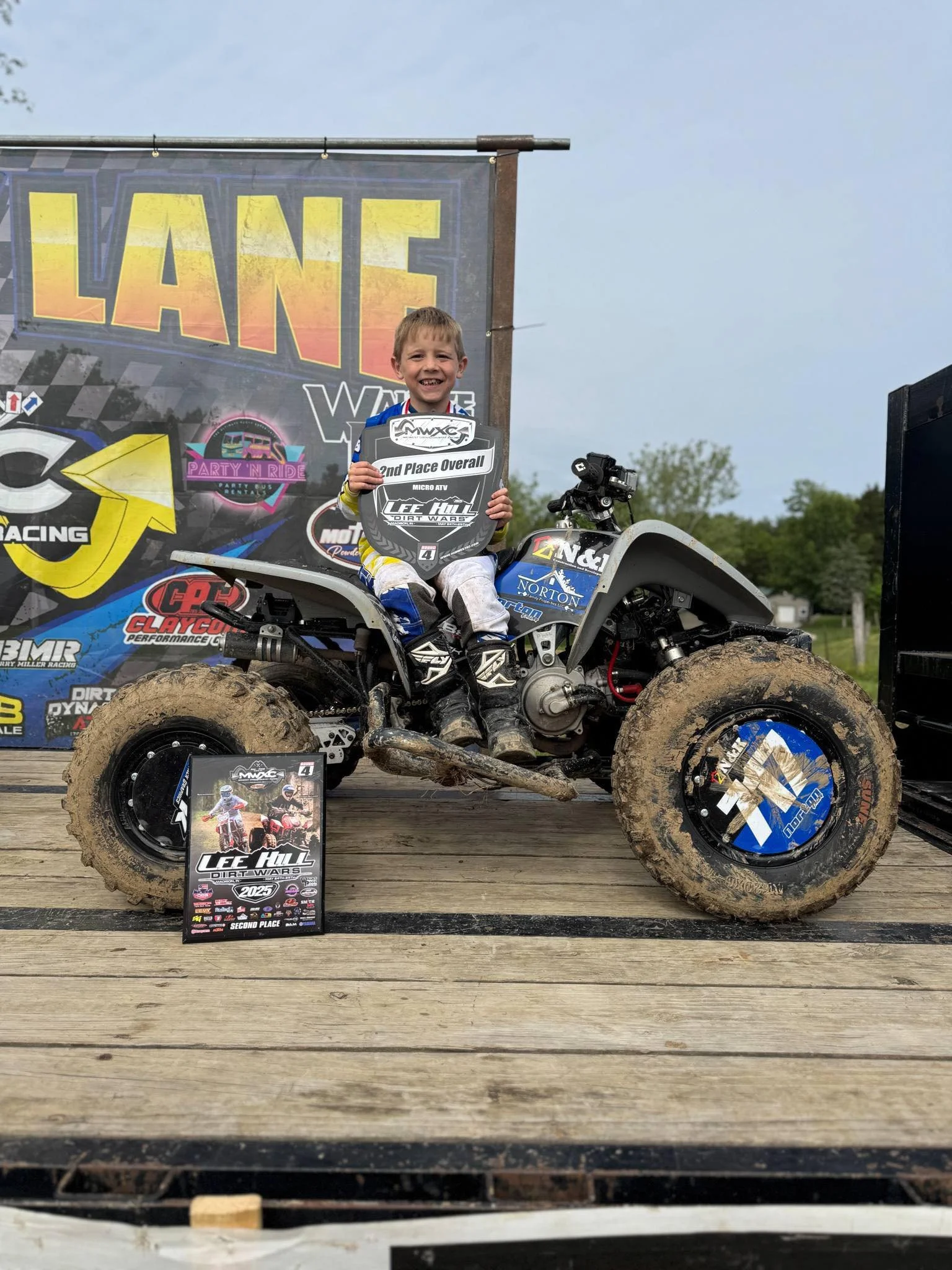 Congrats to Brantley on his first ever podium today!! Awesome riding buddy 🔥🔥💪🏼 Mariah Norton