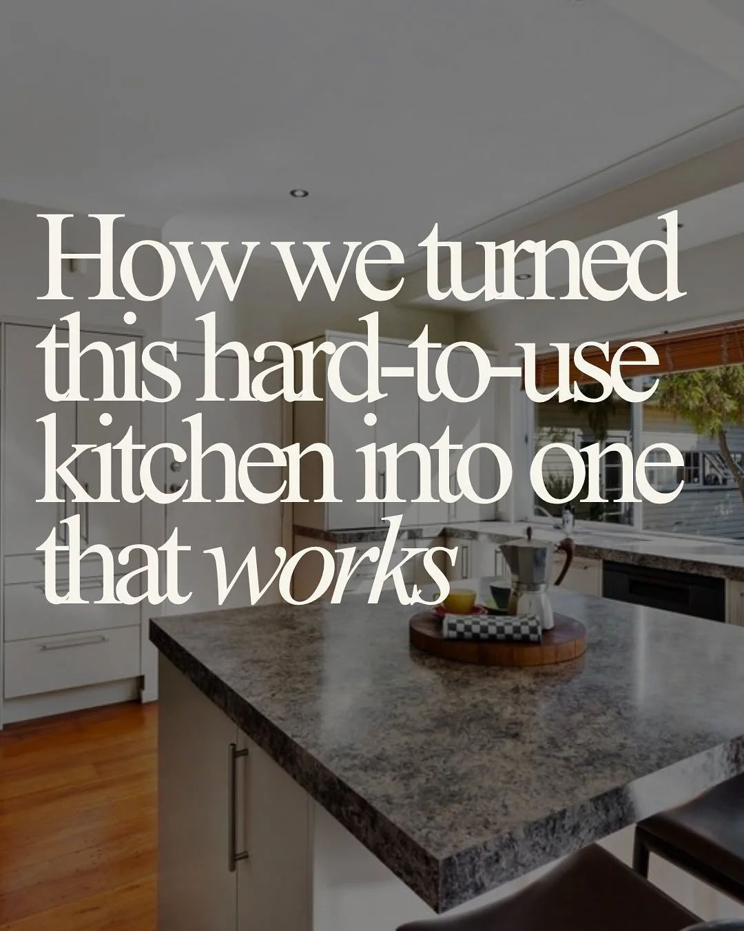 If your kitchen feels hard to us; benches full, dishes stacked in your way, nothing where you need it, I feel you, we have a kitset kitchen that someone put in to &lsquo;add value to the home&rsquo; before selling it.

Plot twist, it&rsquo;s actually