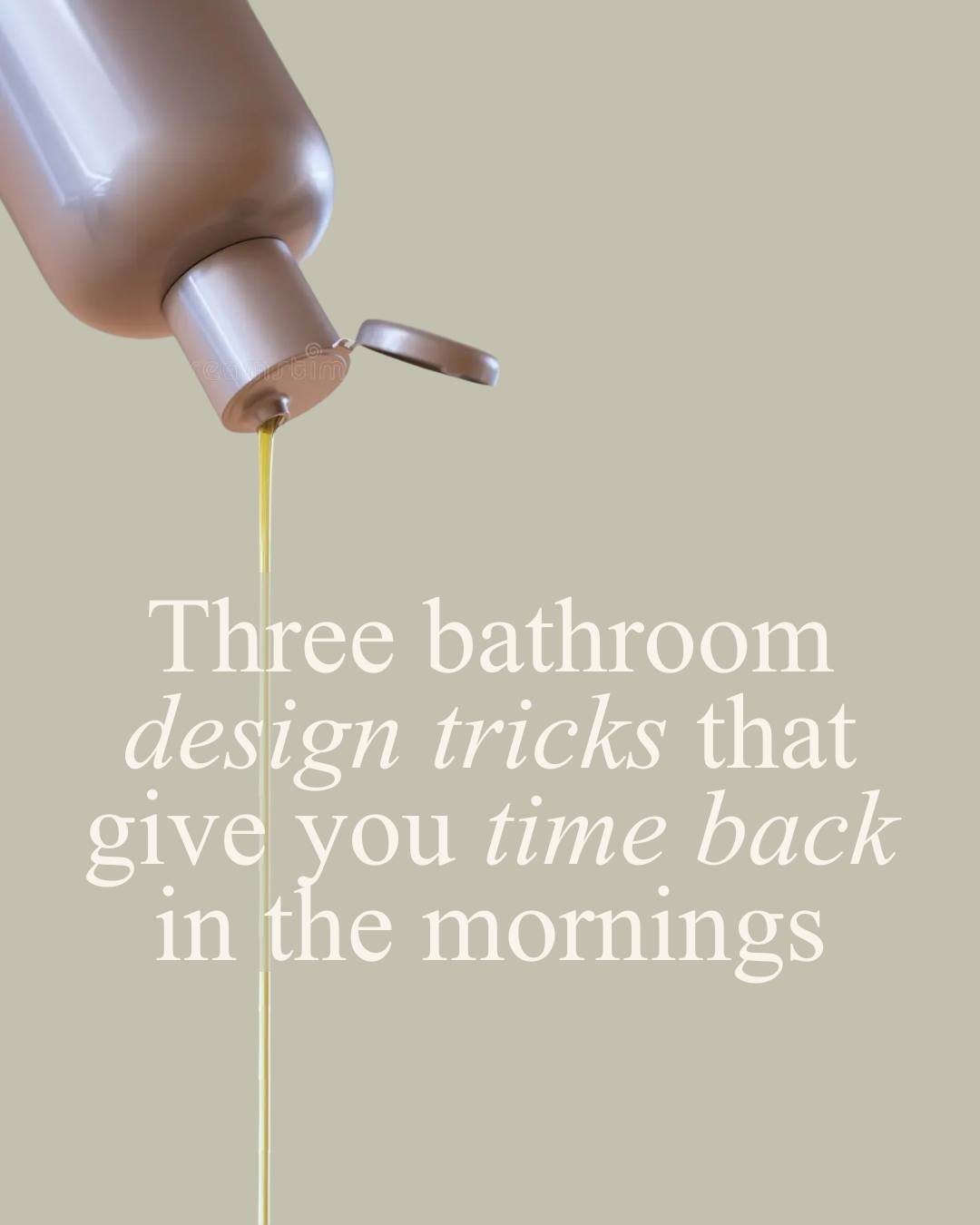 Busy mornings or hitting snooze once (or twice if your me) isn&rsquo;t the problem, awkward bathroom layouts are.

With the right design, getting ready feels easier, not rushed, because everything is where you need it.

That&rsquo;s how you move from