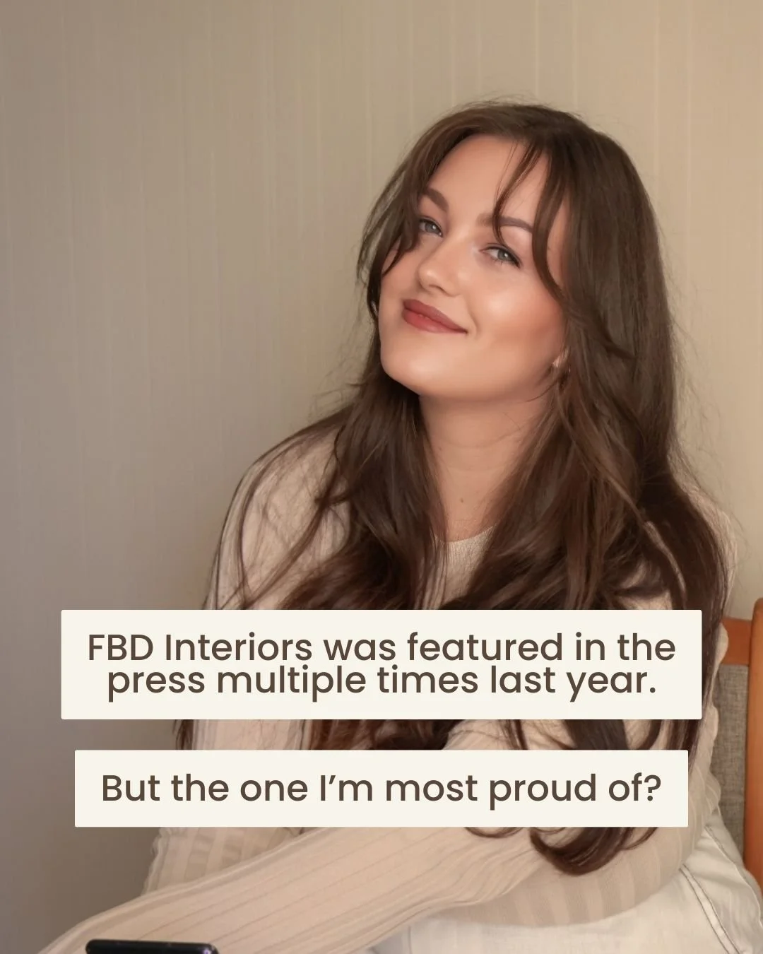 I&rsquo;m proud of the awards. I&rsquo;m prouder of the way I do business &darr;

Last year FBD Interiors was featured in the press multiple times, and I was honoured to take home three awards too.

But the feature I&rsquo;m most proud of wasn&rsquo;