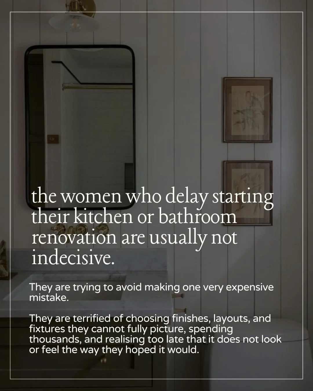 No, slide 9 is not a photo. And yes, the 3D visuals can be that realistic. 

The question I keep hearing, from the woman saving Pinterest boards for the third time and saving posts from different designers on Instagram, is some version of the same th