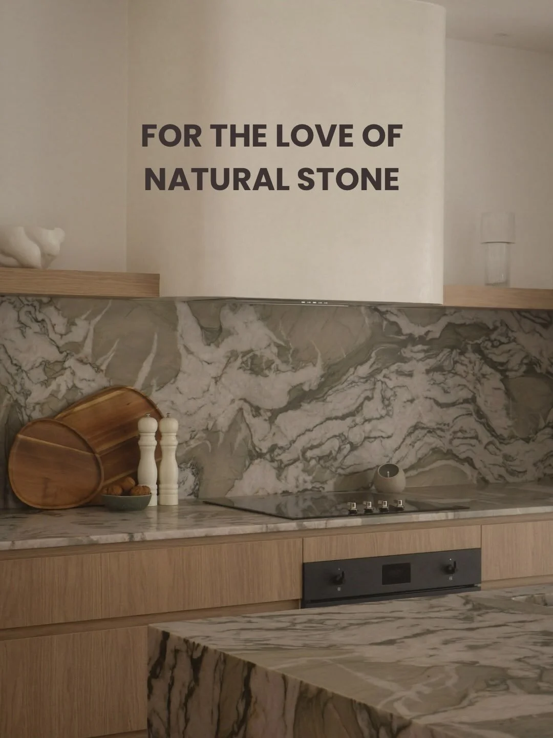 For the love of natural stone 🤎

The movement, the variation, the depth and character. No two pieces are ever quite the same.

As a designer, I love how cabinetry can either complement the colours and movement within the stone, or sit quietly in the