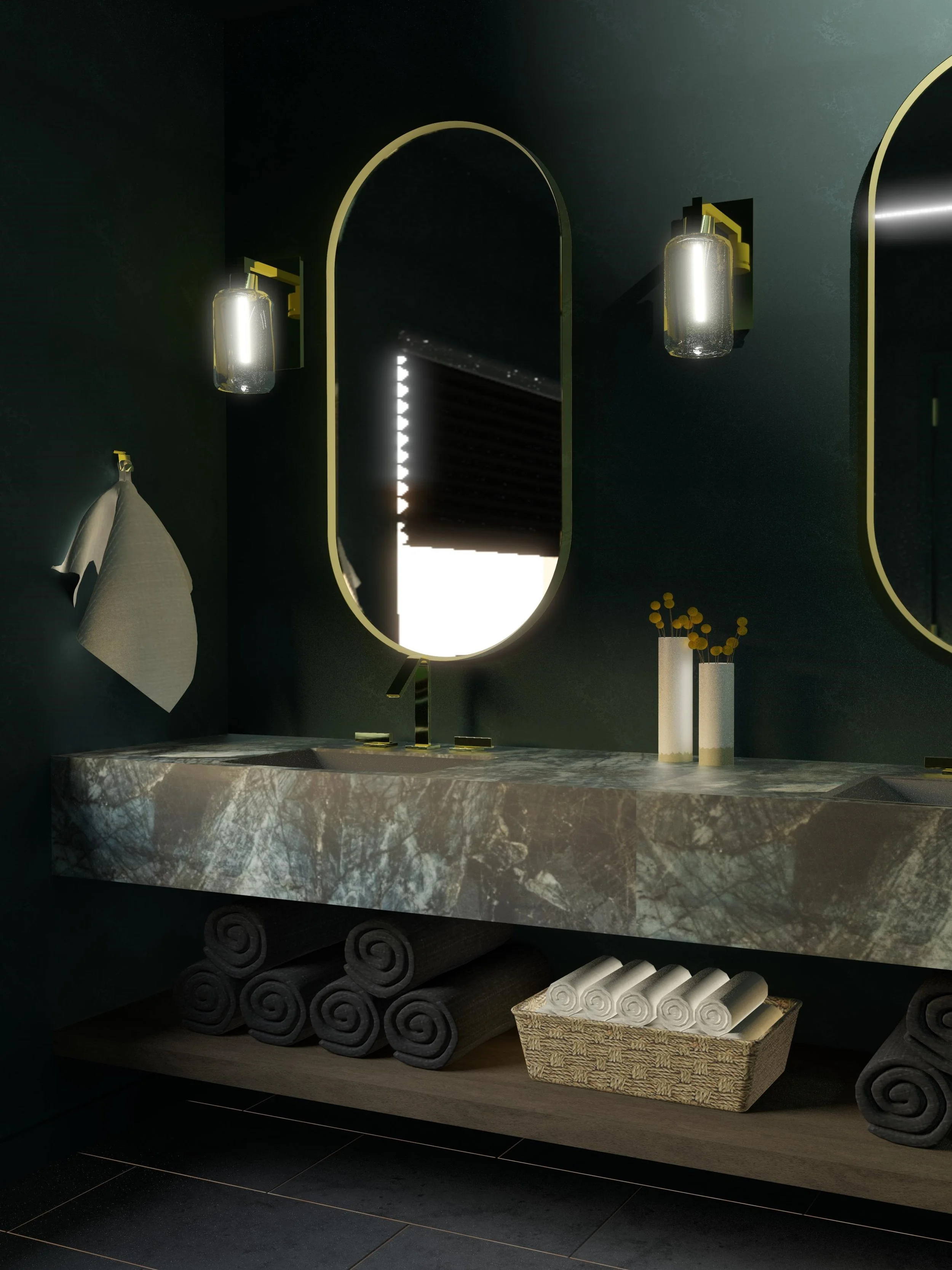 Bathroom Design, Moody Modern — Auckland