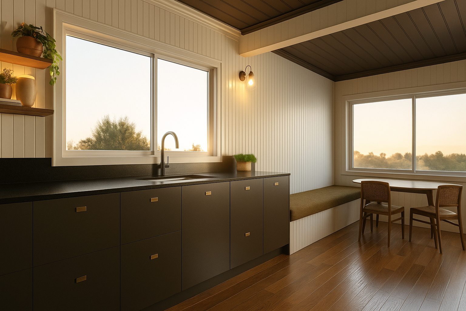 Joinery and Interior Design, Moody Transitional — Bluff Hill