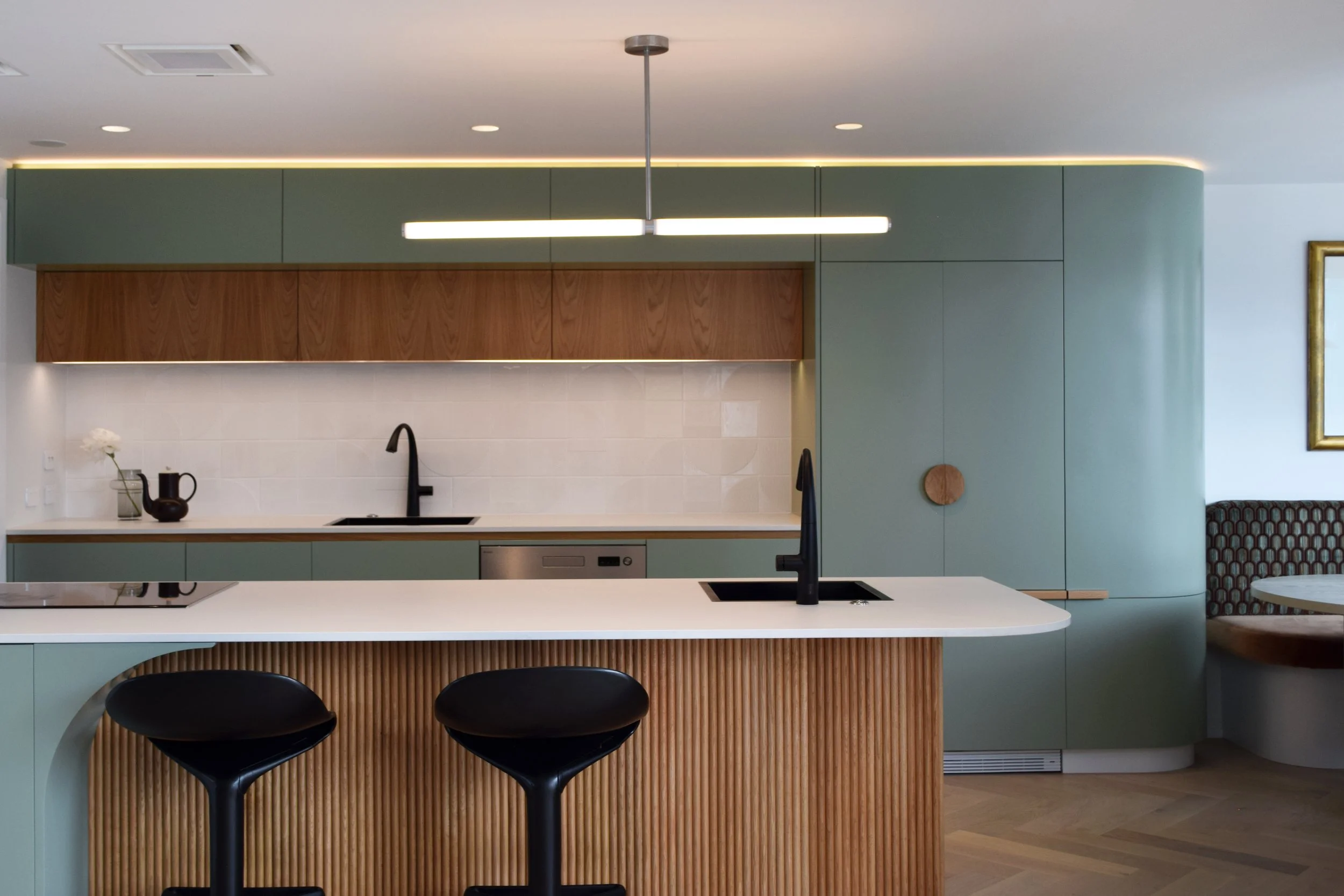 Joinery-first kitchen renovation by FBD Interiors, Hawke's Bay