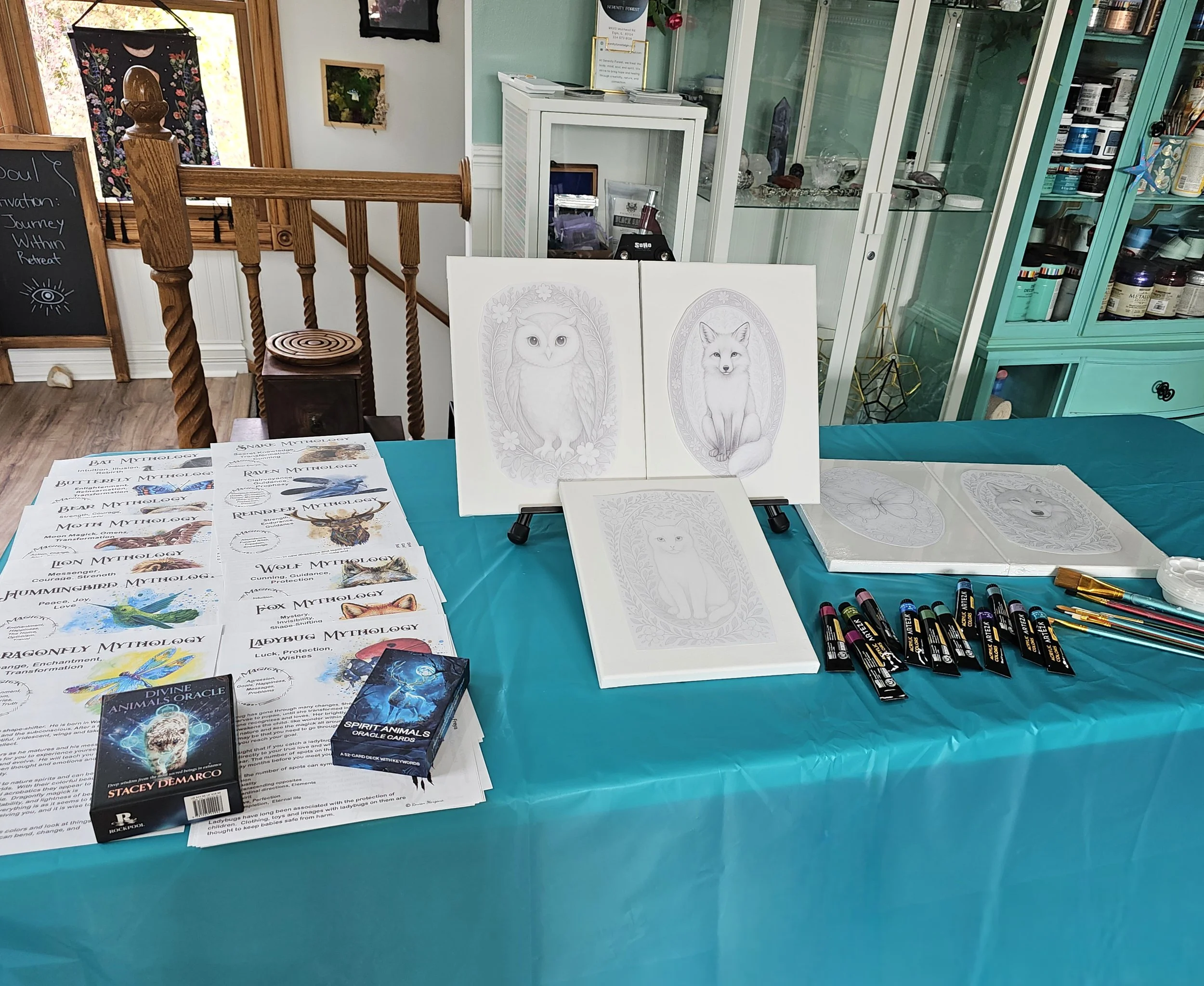 Spirit Animal Intuitive Paint Workshop