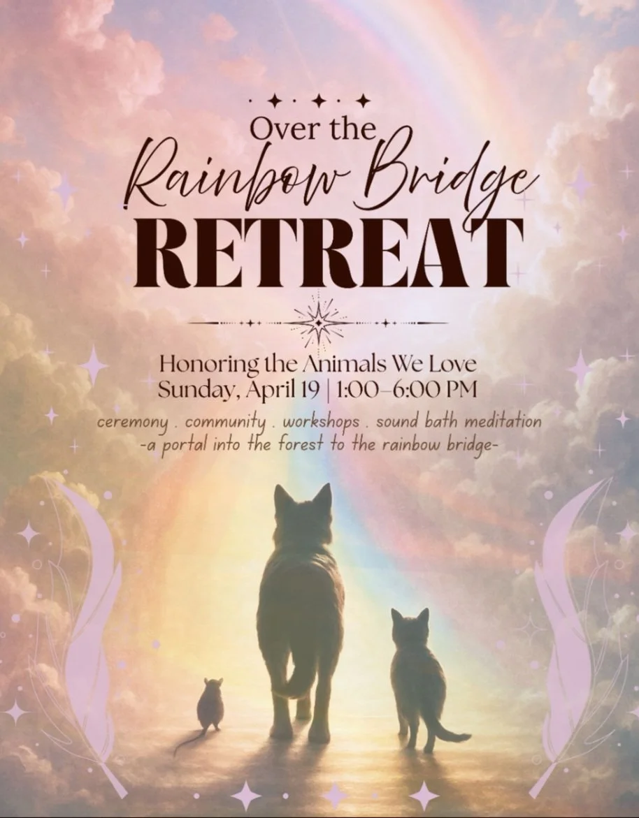 Over the Rainbow Bridge: Day Retreat&nbsp; (Honoring the animals we love)