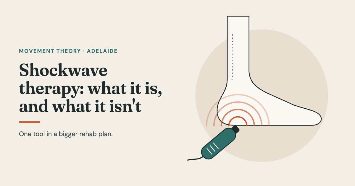 Shockwave Therapy in Adelaide: What It Is, and Whether It Could Help