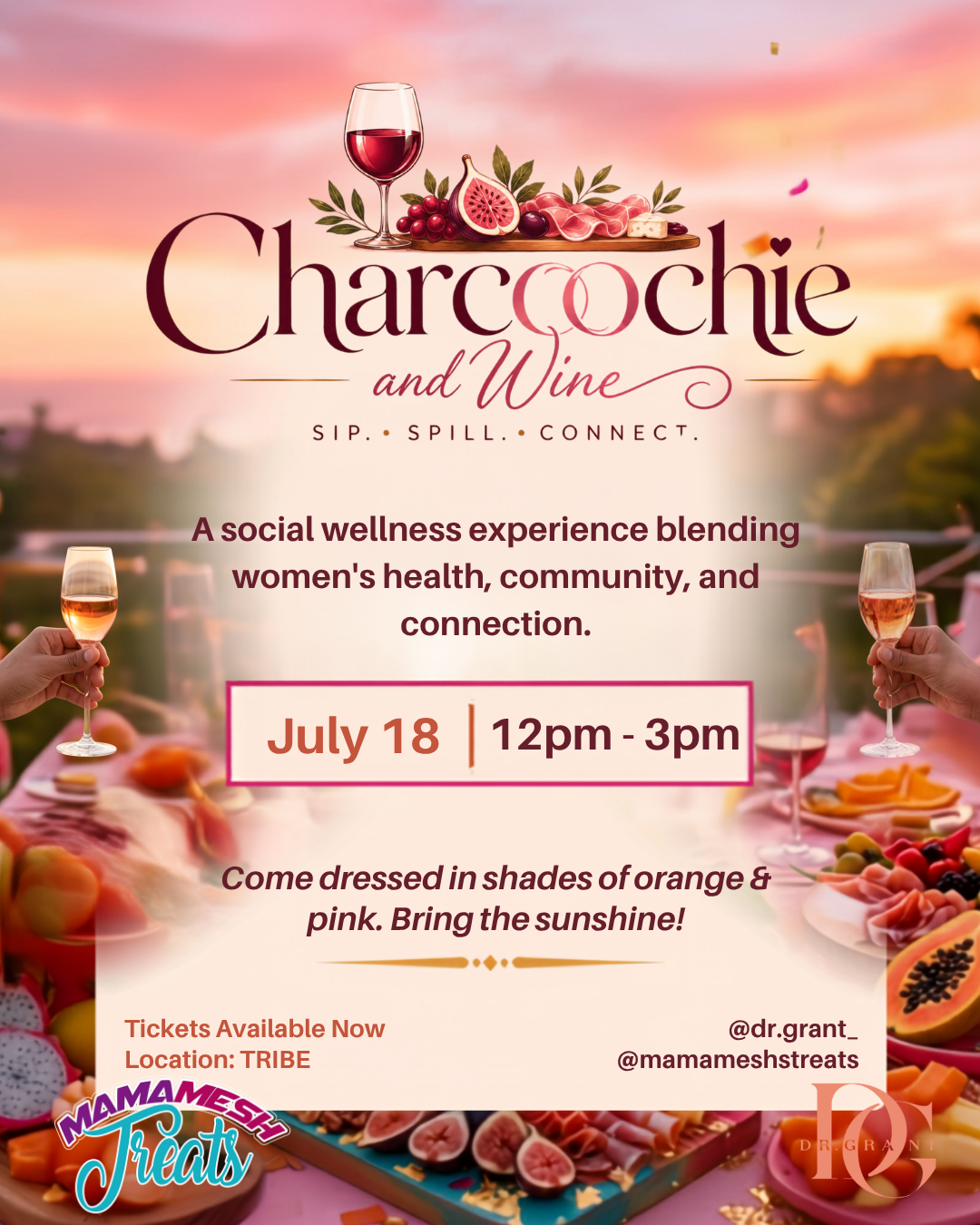 Charcoochie & Wine: July 18th