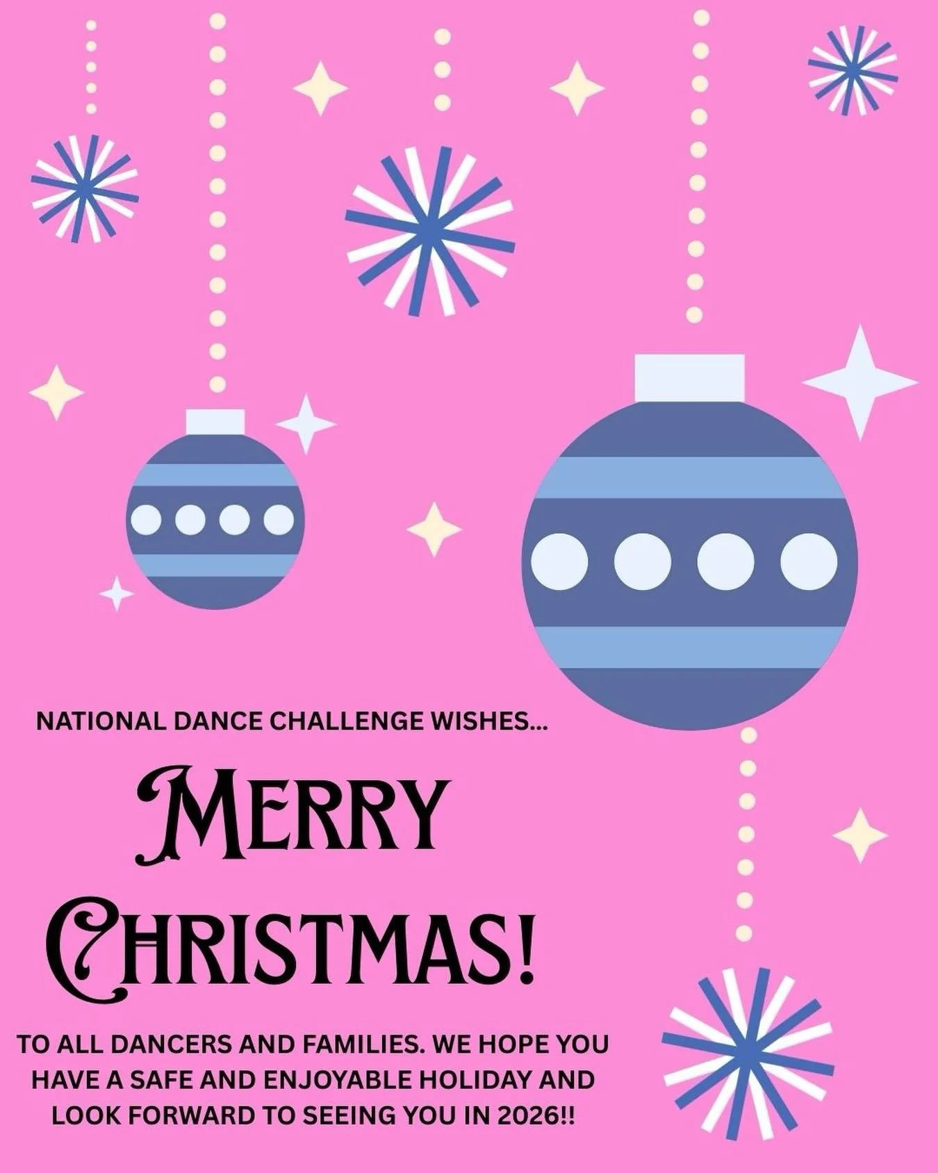 Merry Christmas to the NDC family. 
Wishing you a wonderful festive time. 
Love the NDC team 🎄