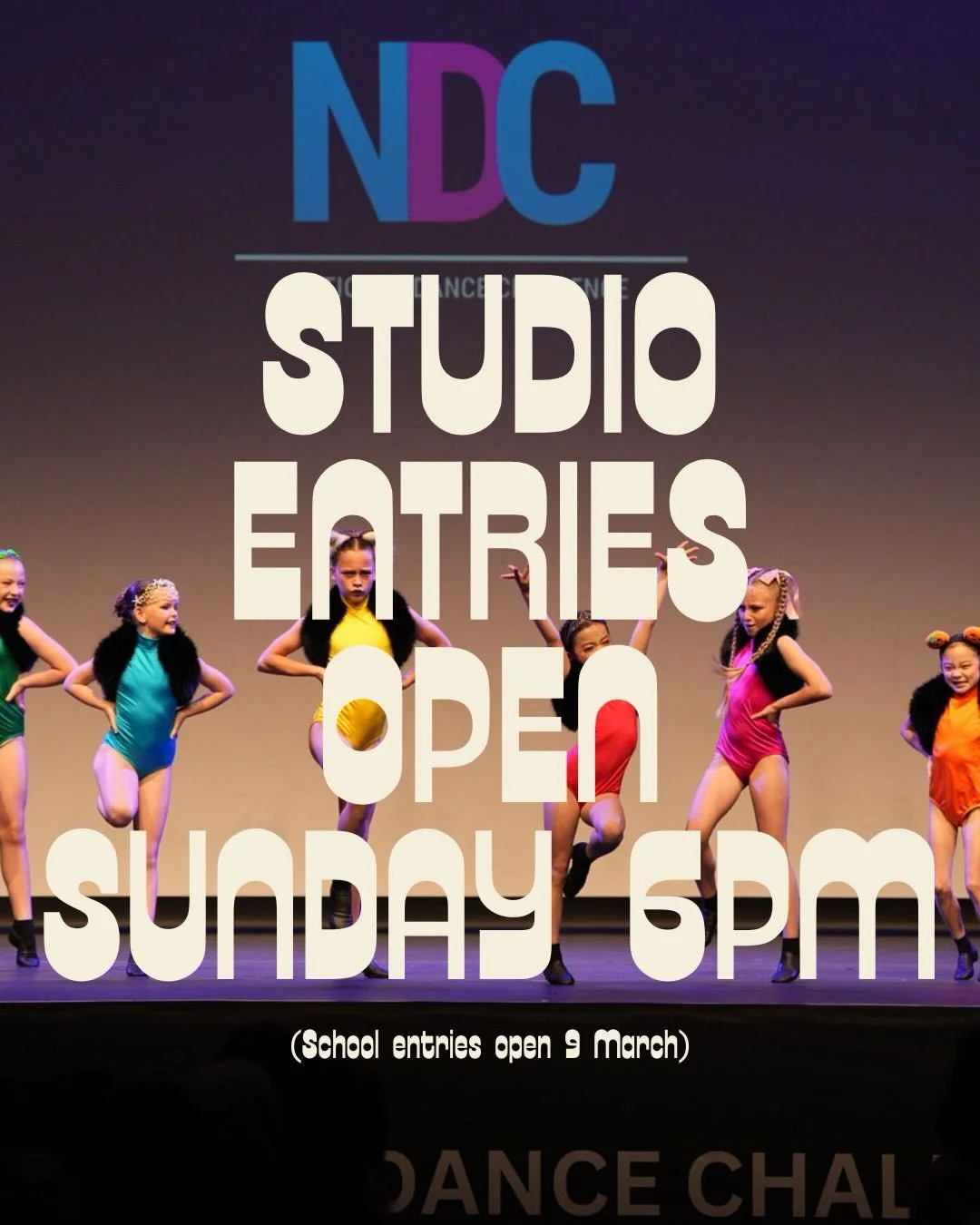 Get ready! 🚨
Studio entries open this Sunday 22nd February at 6pm! 

Make sure you&rsquo;re prepared to secure your spot, as sections are expected to fill fast.

🔗 Entry Link in bio 

Schools entries 9 March.