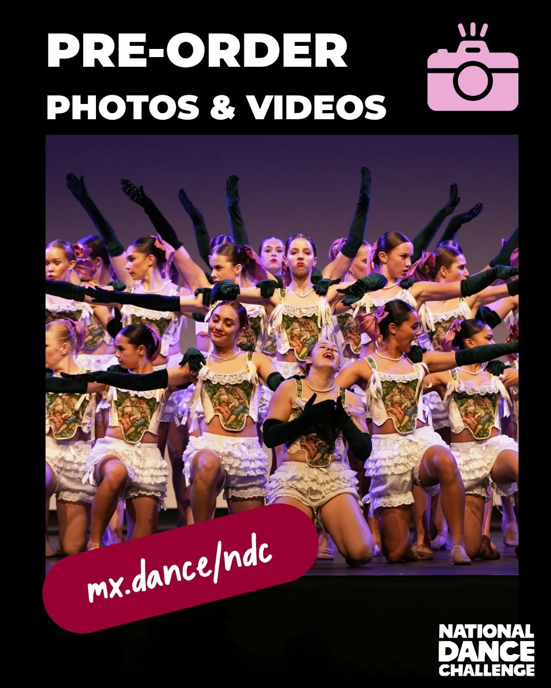 📸PRE-BOOK NOW SO YOU DON&rsquo;T MISS OUT🎥

We&rsquo;re excited to once again have the amazing MX Dance Visuals capturing photos and videos at NDC 2026!  @mx.mvmt 

📣IMPORTANT 
Photos must be pre-booked
Videos are captured for all performances and
