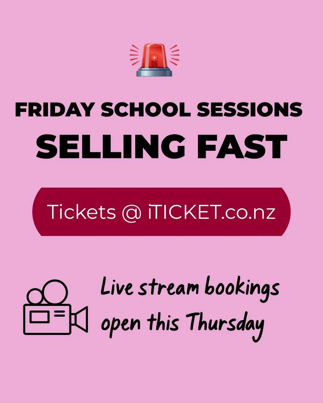 🚨FRIDAY SCHOOL SESSIONS ARE HOT🚨

⚡Don't miss out on one of the most exciting nights at NDC where our high school teams bring all the energy and passion

Copy this link for ticket ➡ iticket.co.nz/events/2026/jun/national-dance-challenge