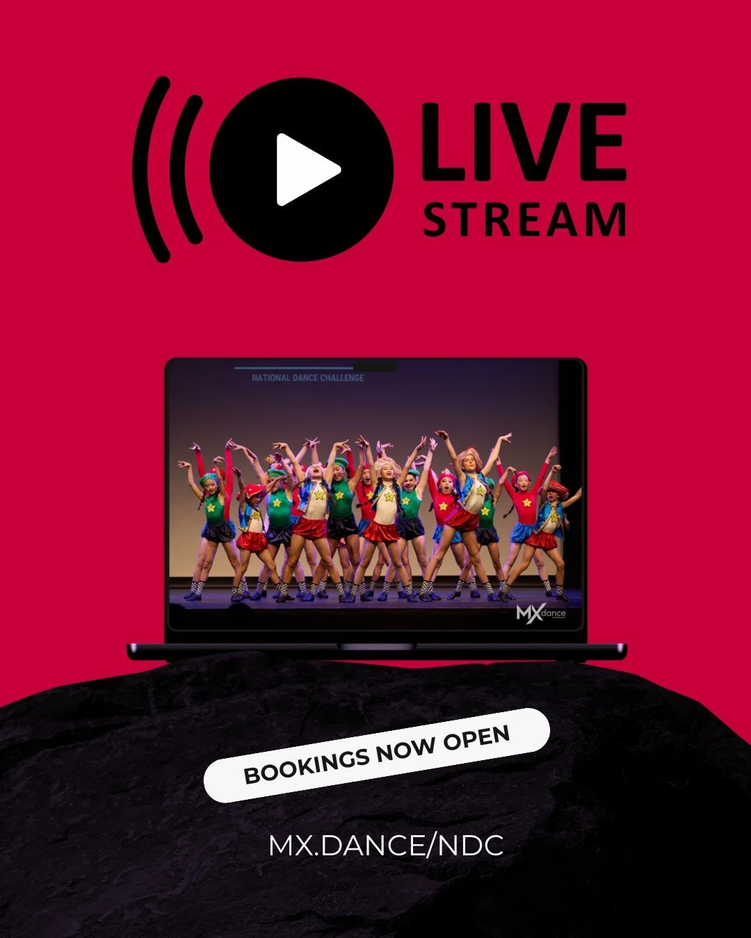 🎥 NDC IS STREAMING LIVE

 Big news &mdash; Watch the action live🎉
That means friends, whānau and supporters from anywhere in Aotearoa can tune in, feel the energy no matter where they are 👀 

➡Book through mx.dance/ndc @mx.mvmt