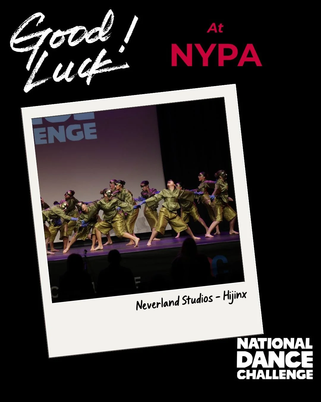 ⭐️GOOD LUCK NEVERLAND STUDIOS⭐️

Wishing Hijinx from Neverland Studios all the very best as they take the stage at NYPA 2026.  Their nomination was gifted to NDC from Auckland Highland and National Dancing Society! 🖤✨

We&rsquo;re so excited to see 