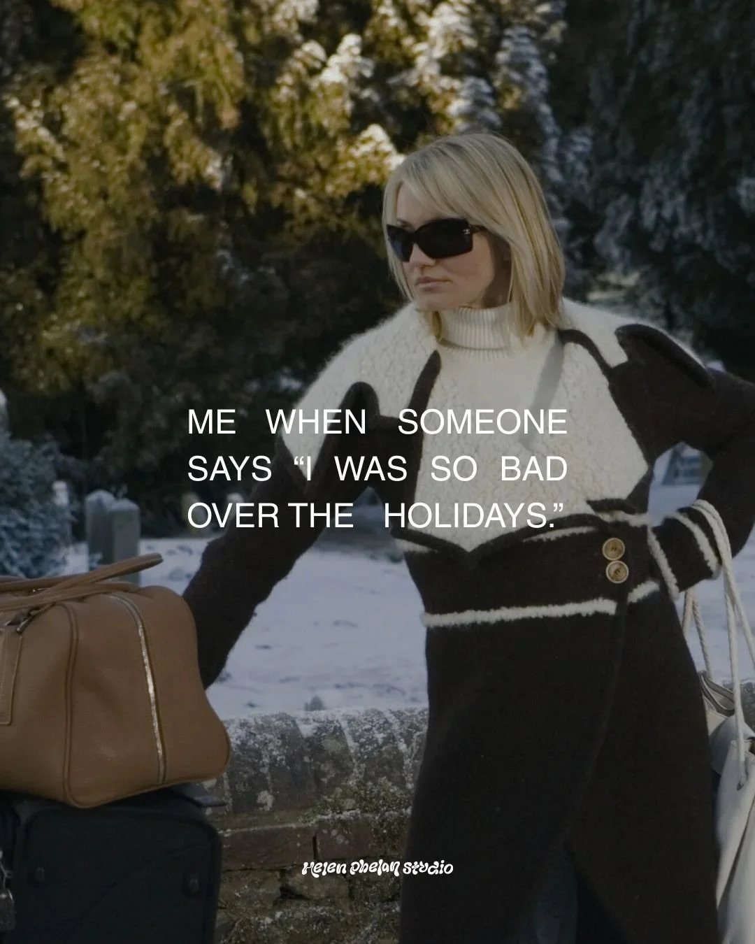 This is your annual reminder that taking a break and enjoying food that brings connection and nostalgia and comfort is not &ldquo;being bad&rdquo;&hellip;and hitting the gym every day at 6am and chugging bone broth every day does not make you good ei