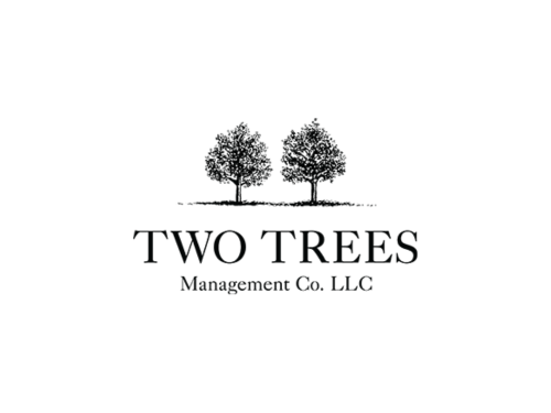 Two Trees Management Co. LLC logo with two stylized trees.