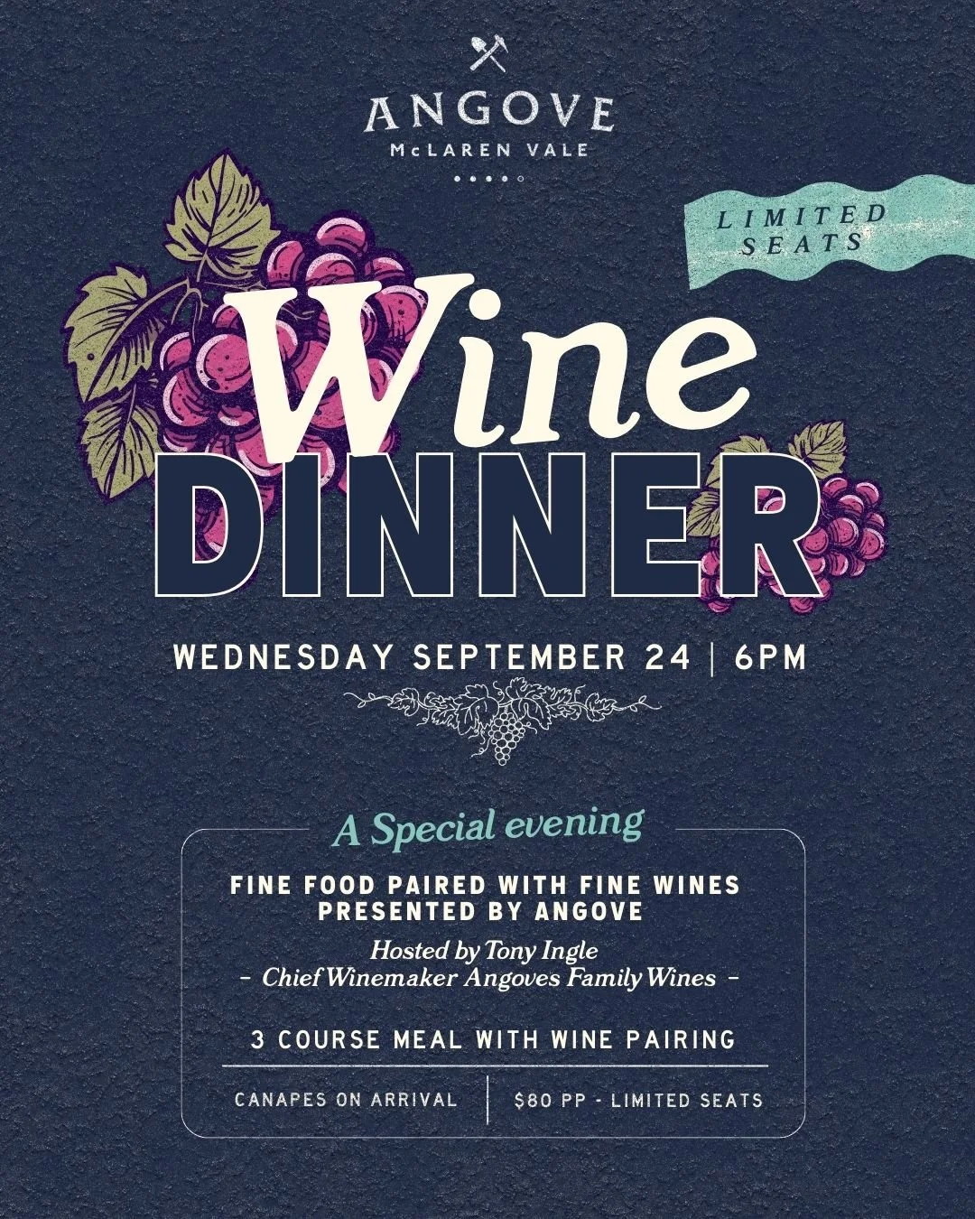 Angove Wine Dinner