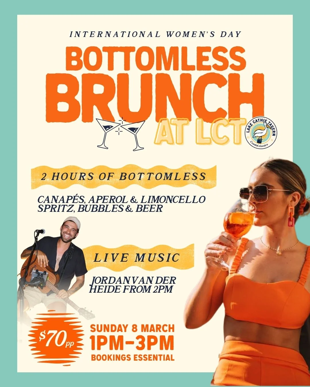 International Women's Day Bottomless Brunch