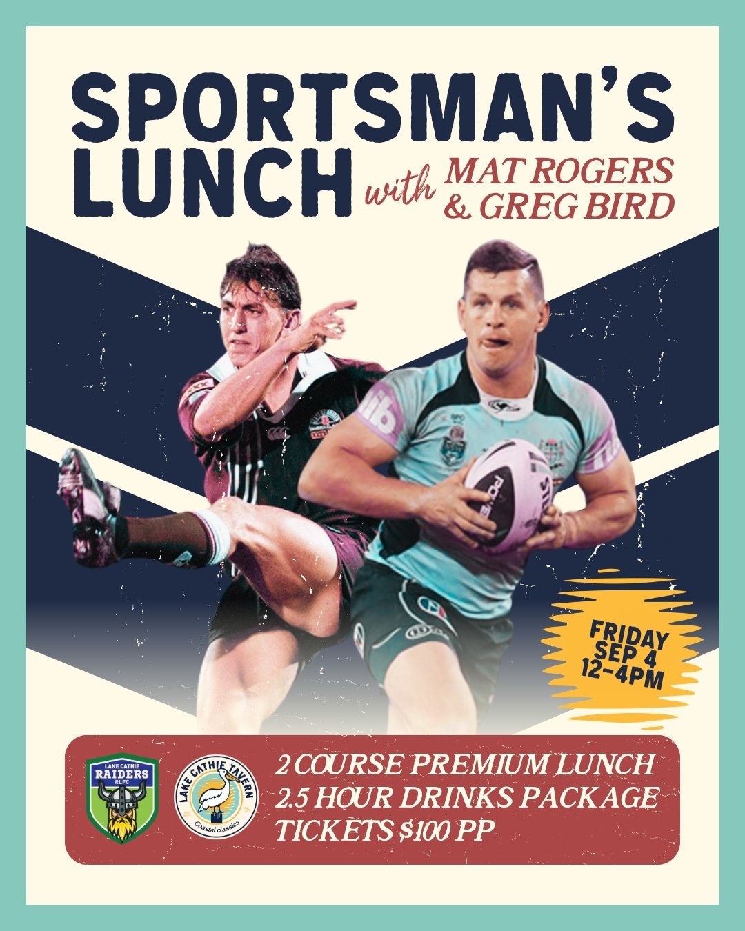 Sportsman Lunch with Greg Bird & Matt Rogers
