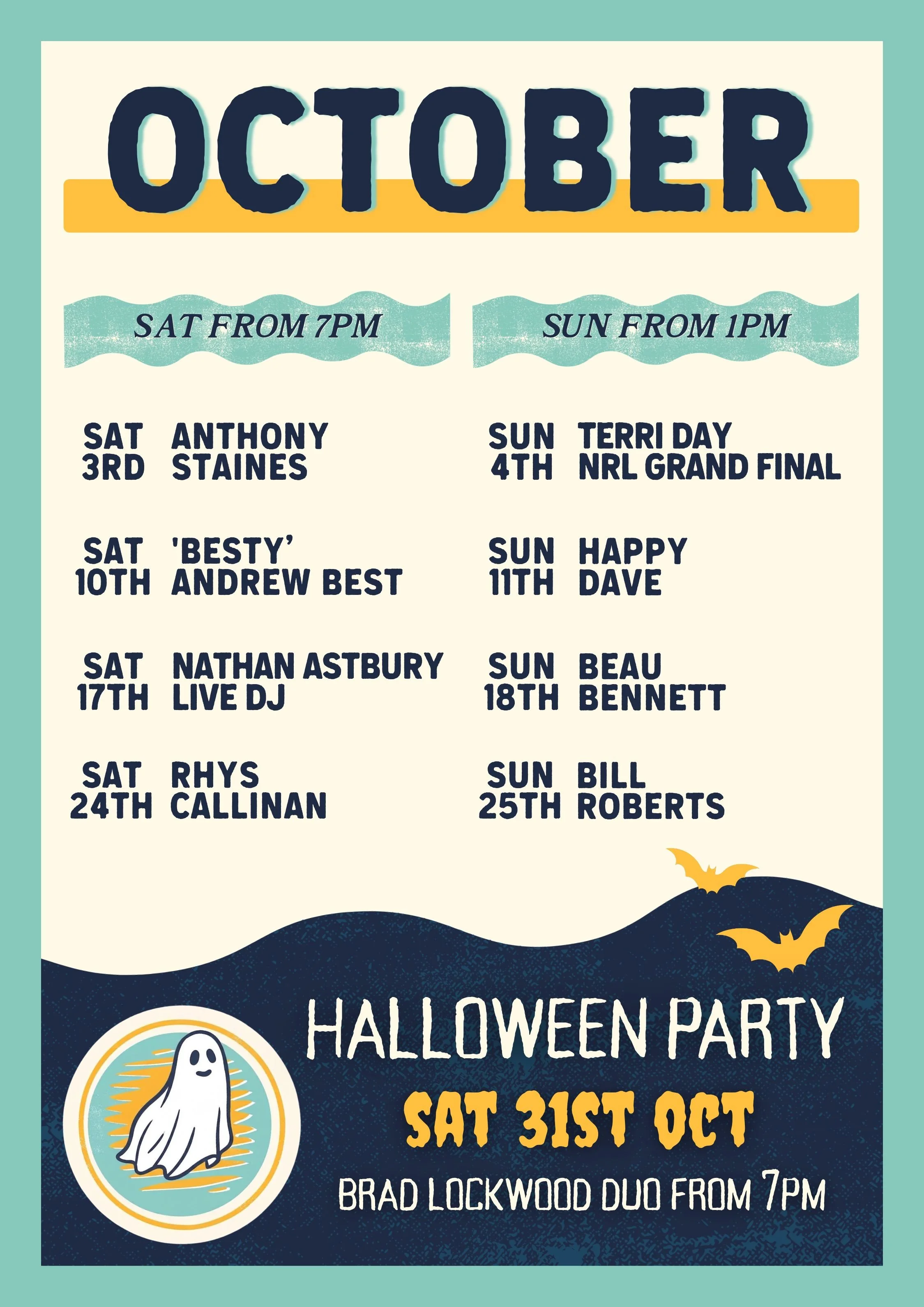 Live Music October