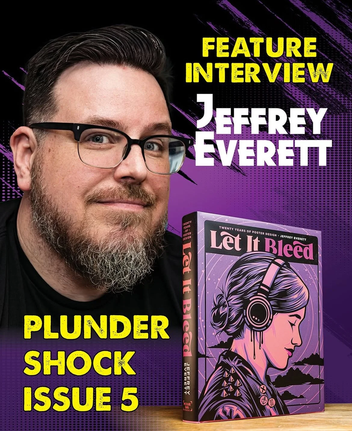 PlunderShock Magazine Cover Model