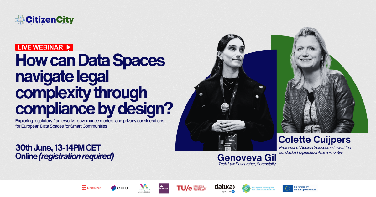 Webinar: How can Data Spaces navigate legal complexity through compliance by design?