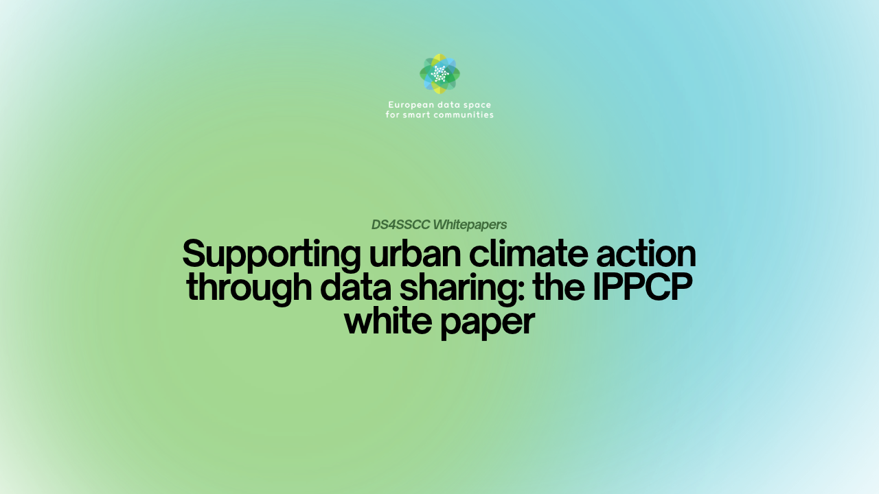 Supporting urban climate action through data sharing: the IPPCP white paper