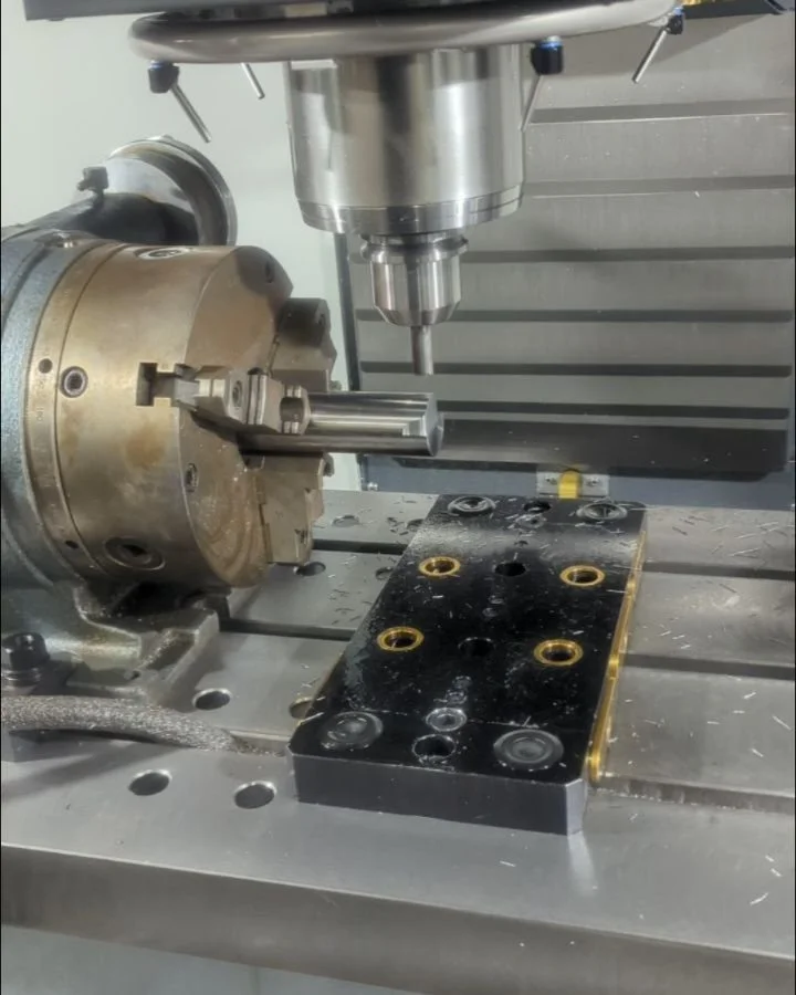 Fun one this morning! First time this old Yuasa rotary has been on the machine.

@haas_automation sponsor me with a HRT160? 🥹