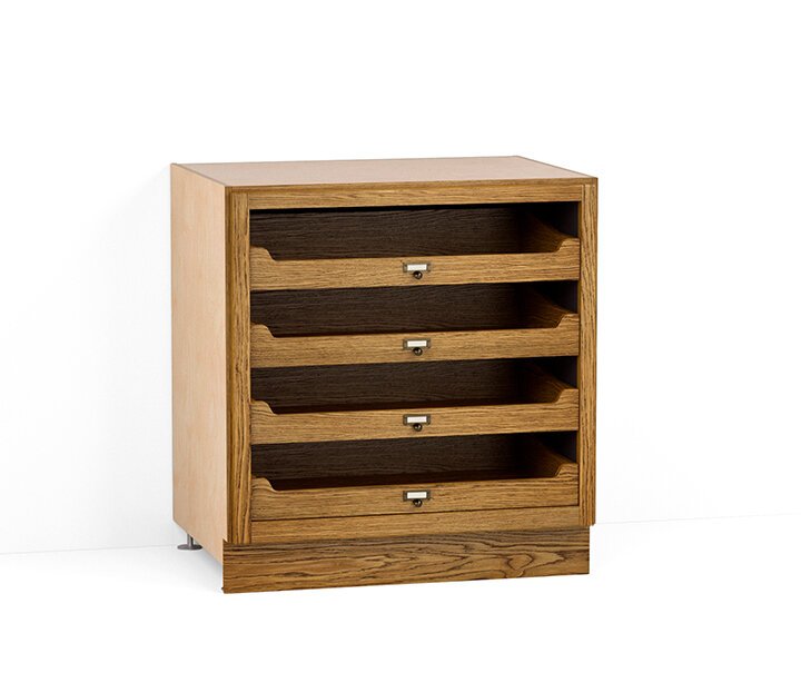 open drawers