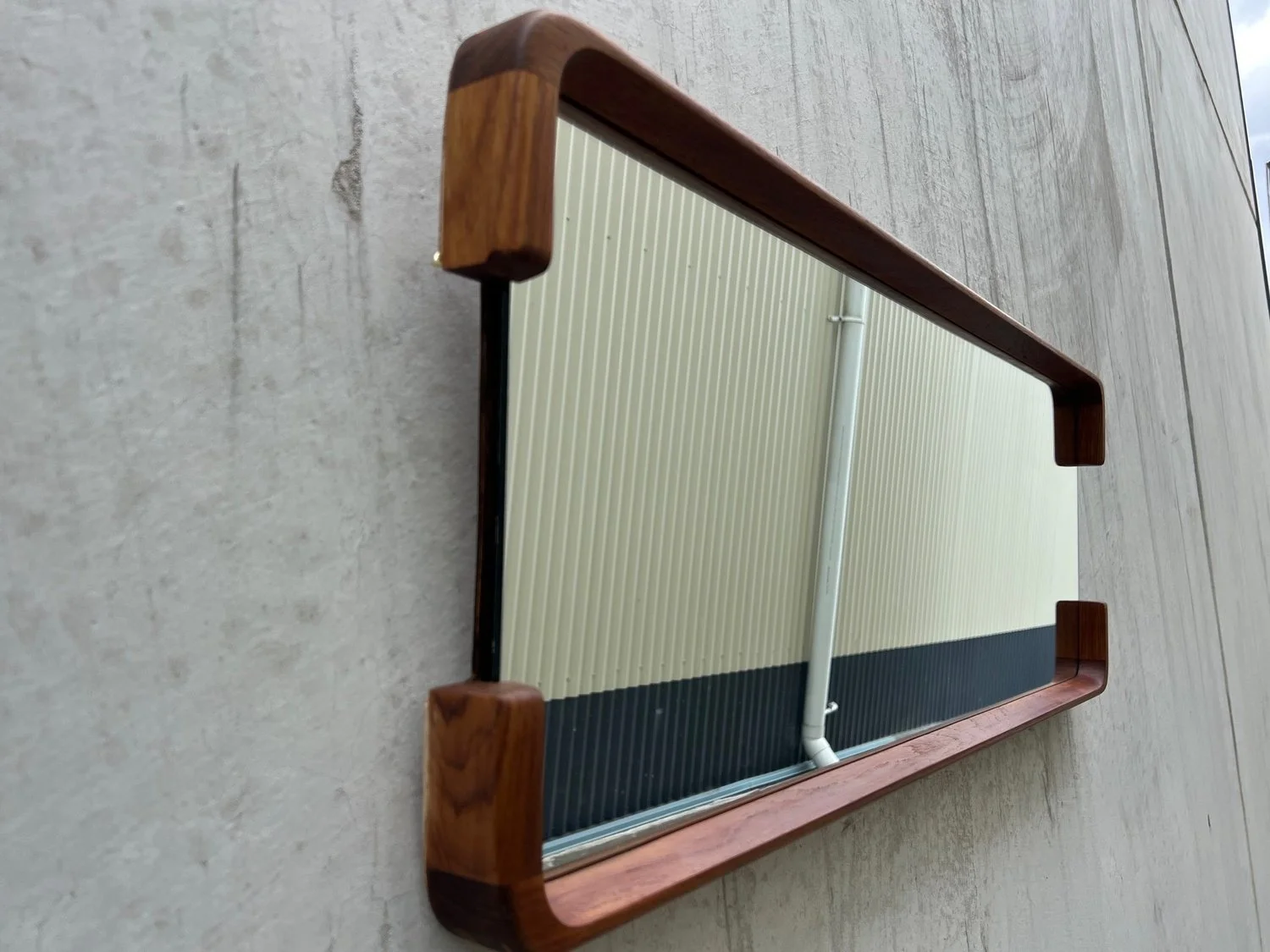 Wall Mirror Solid Teak Frame