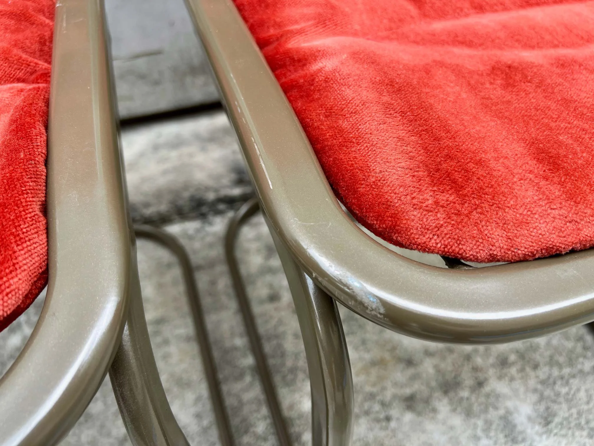 4 x Gastone Rinaldi 1970’s Vintage Post Modern Italian Dining Chairs