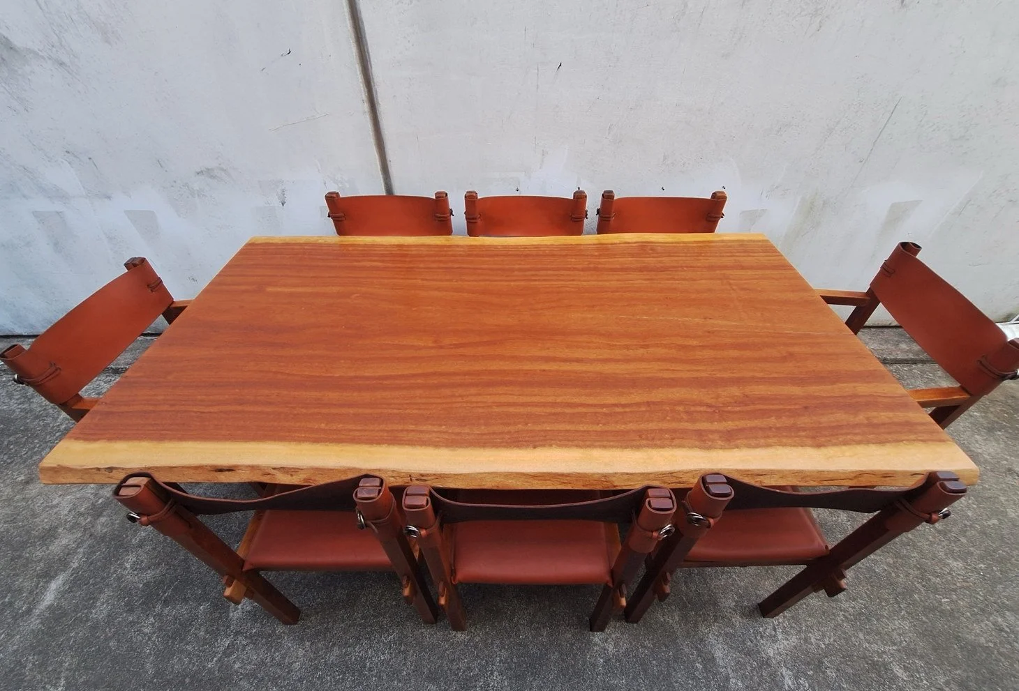 Restored Australian rosewood Griffith Tablecraft dining setting