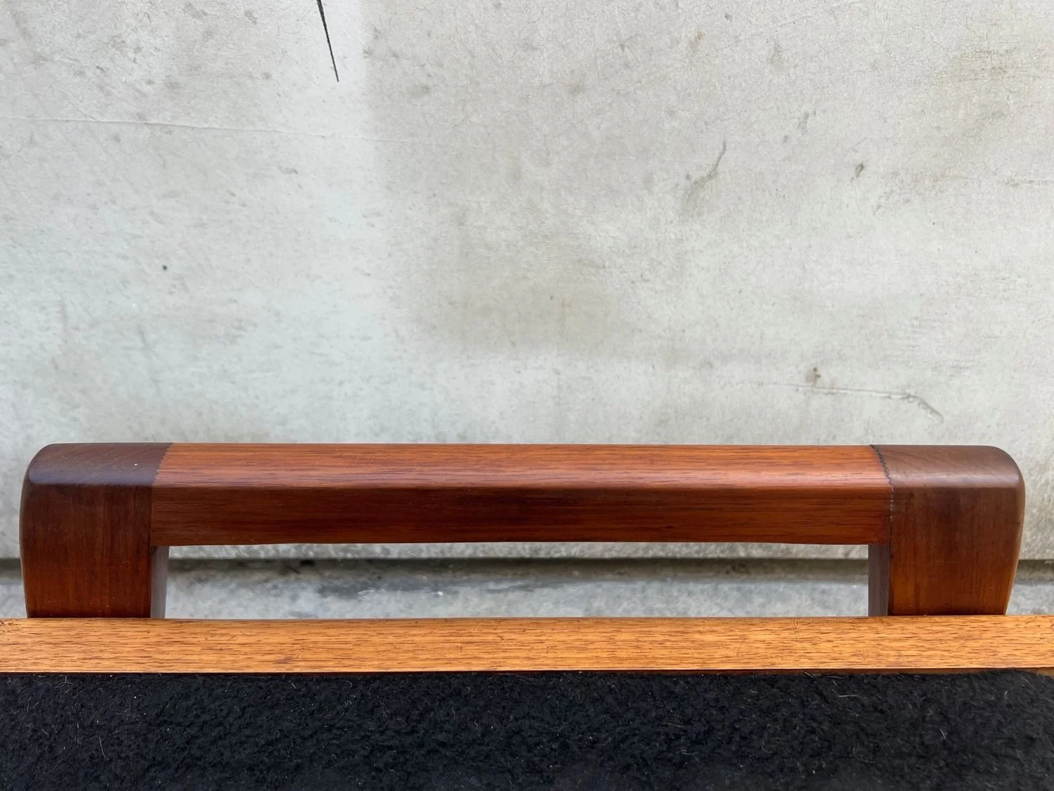 Restored Mid-Century Modern “INGA” Footstool Frame by Danish Deluxe