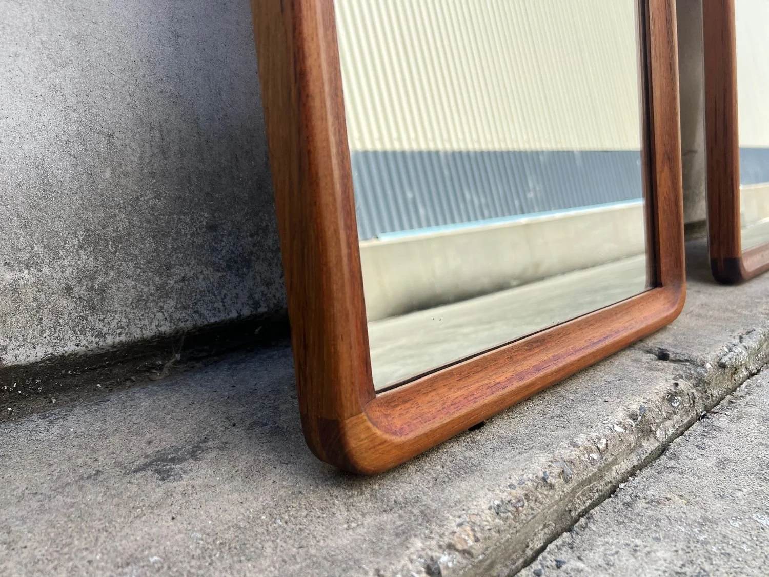 Wall Mirror – Solid Teak Frame