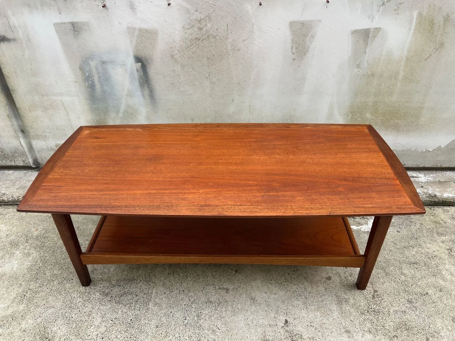 Restored Mid-Century Modern Teak Coffee Table