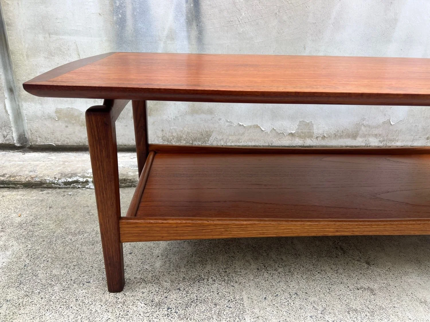 Restored Mid-Century Modern Teak Coffee Table