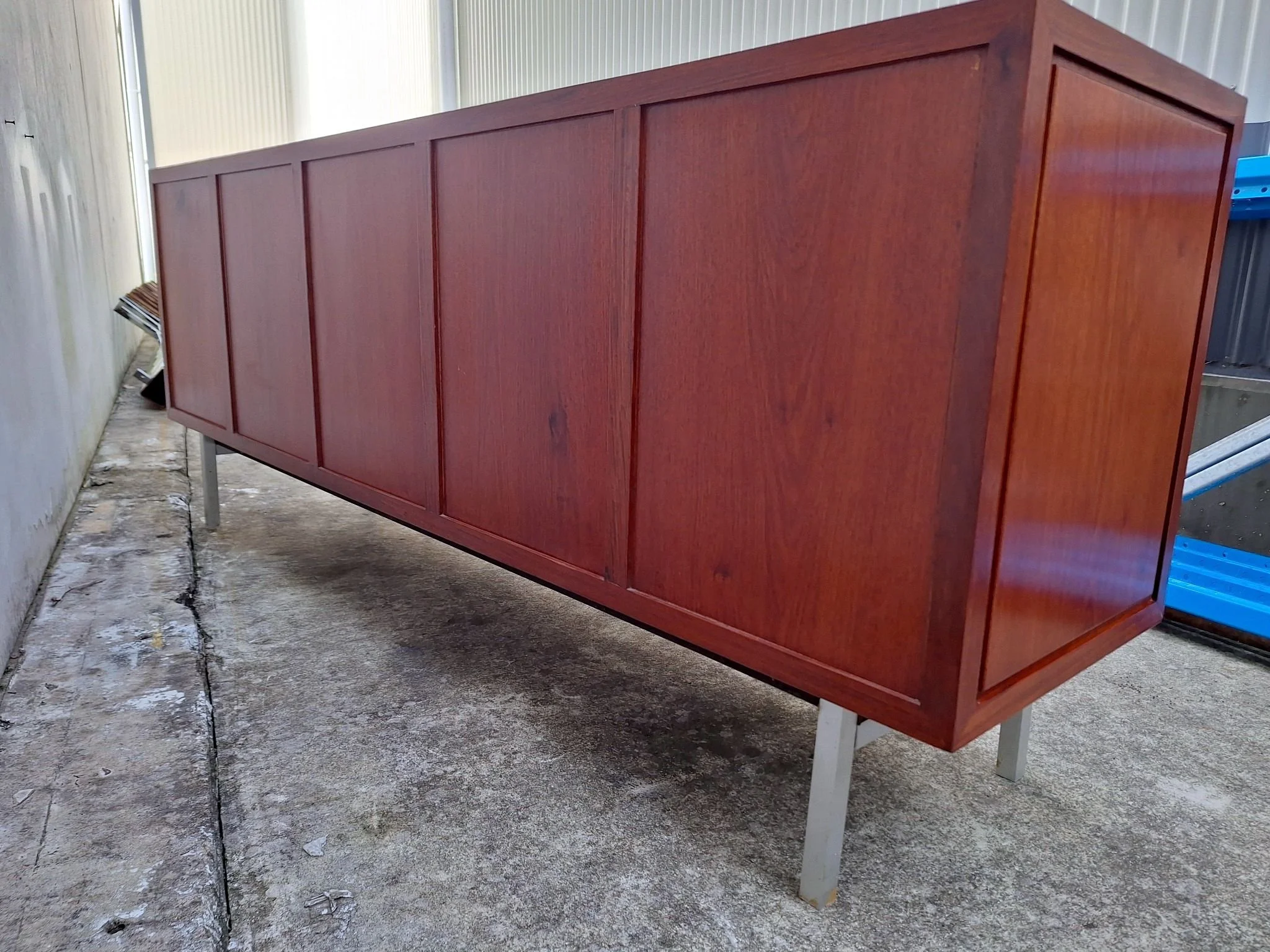 mid-century sideboard rear