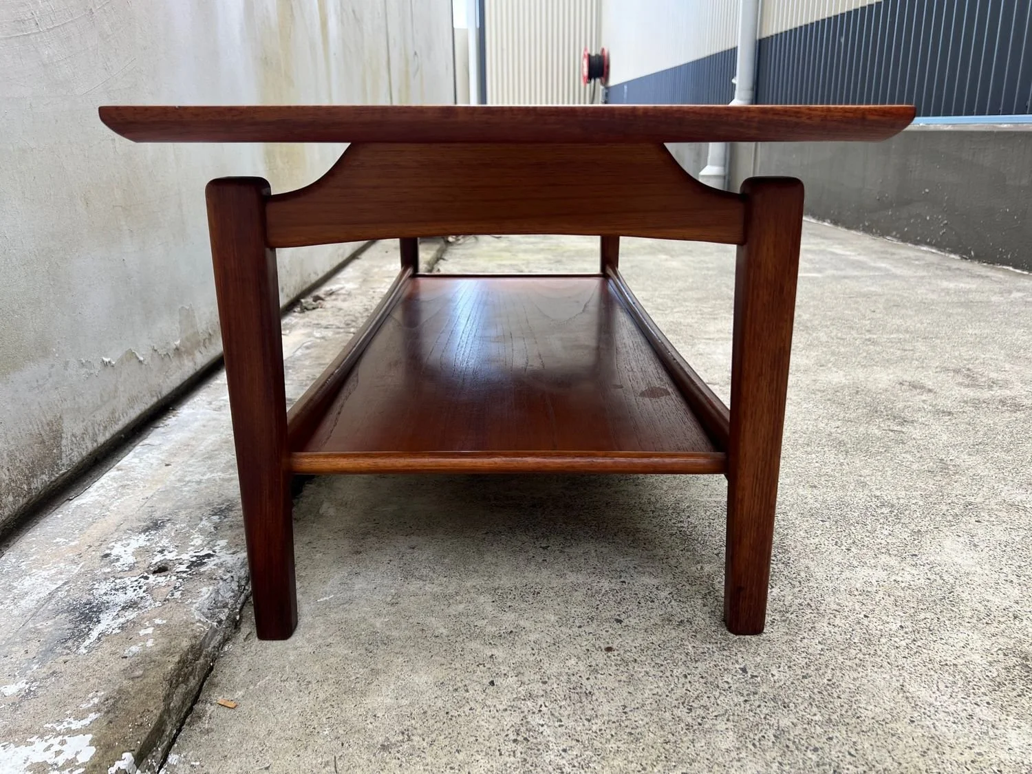 Restored Mid-Century Modern Teak Coffee Table