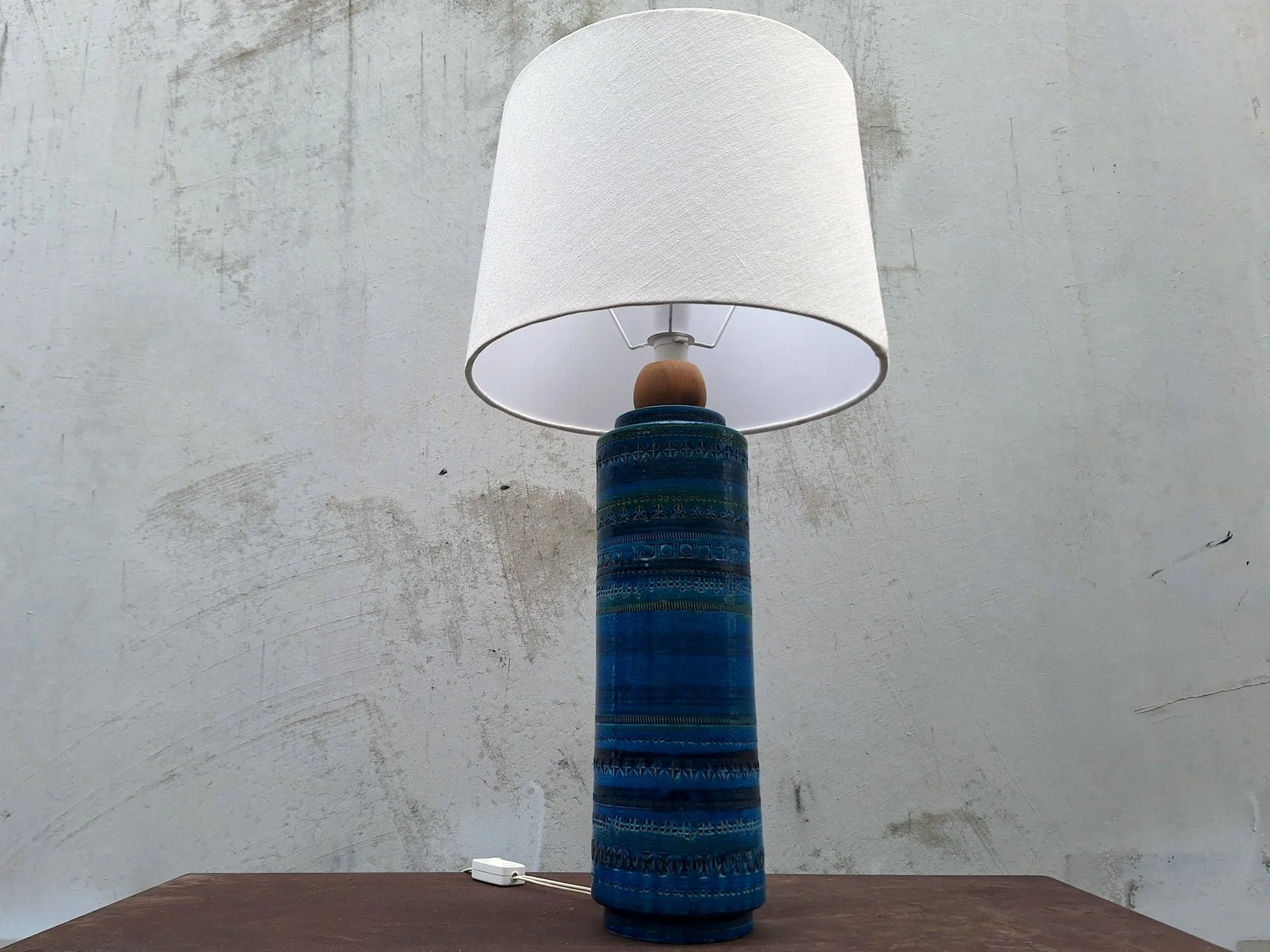 bitossi ceramic lamp cylindrical