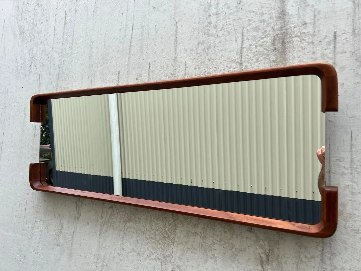 Wall Mirror Solid Teak Frame
